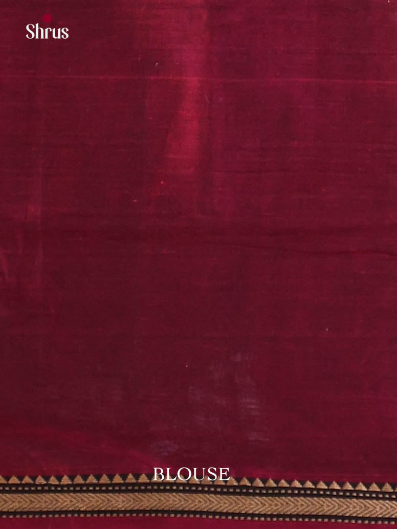 Maroon & Pink - Narayanpet Cotton Saree
