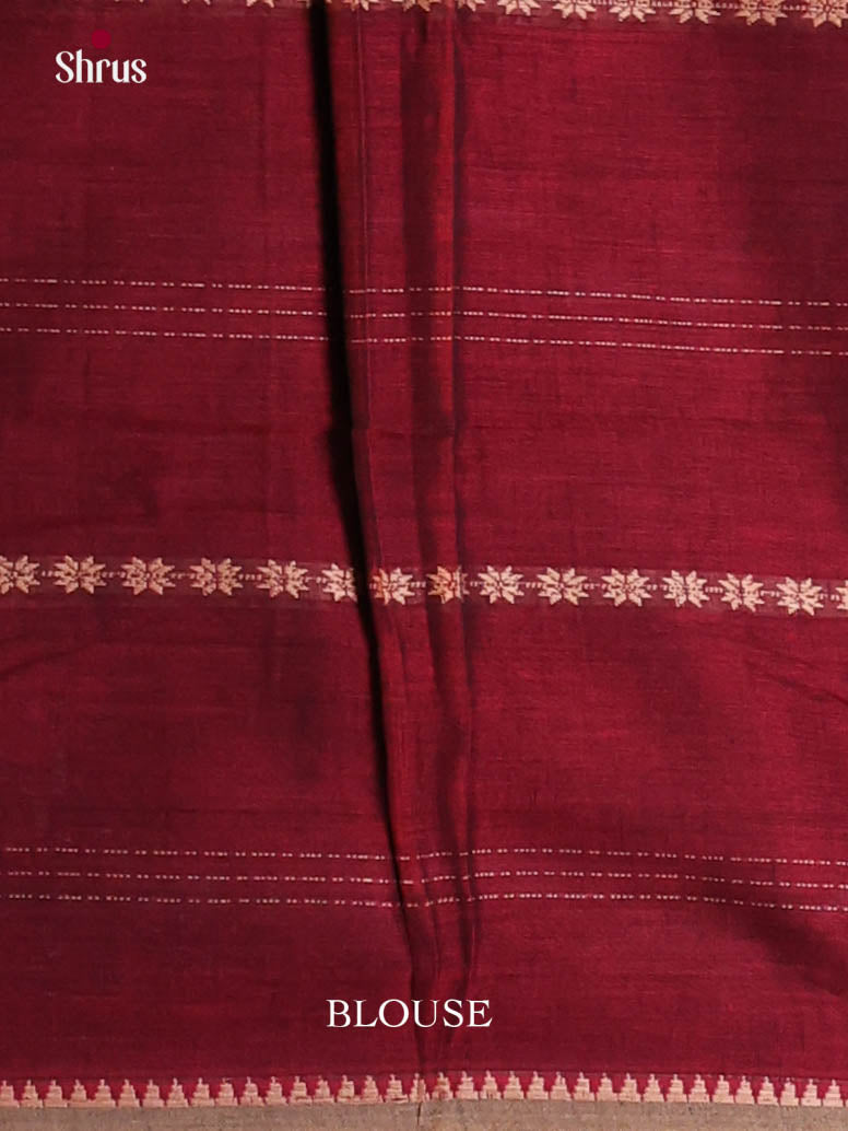 Maroon - Narayanpet Cotton Saree