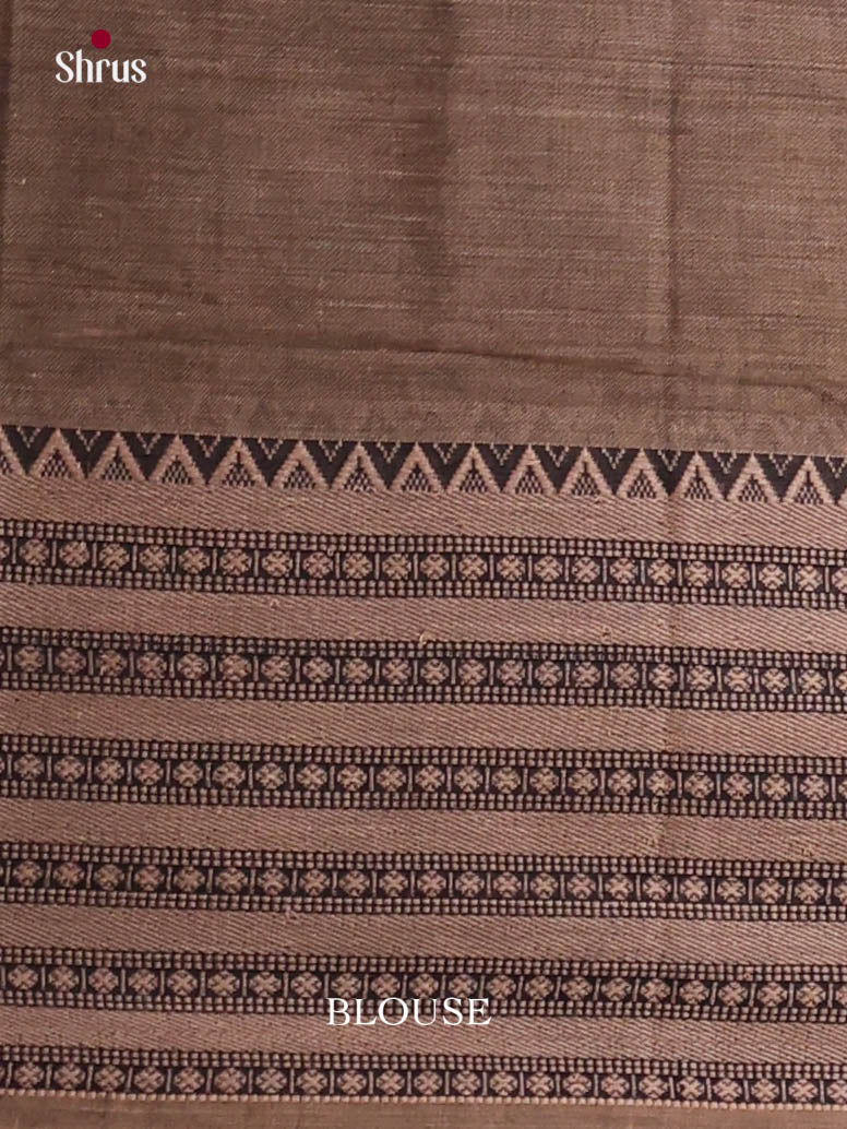 Grey - Narayanpet Cotton Saree