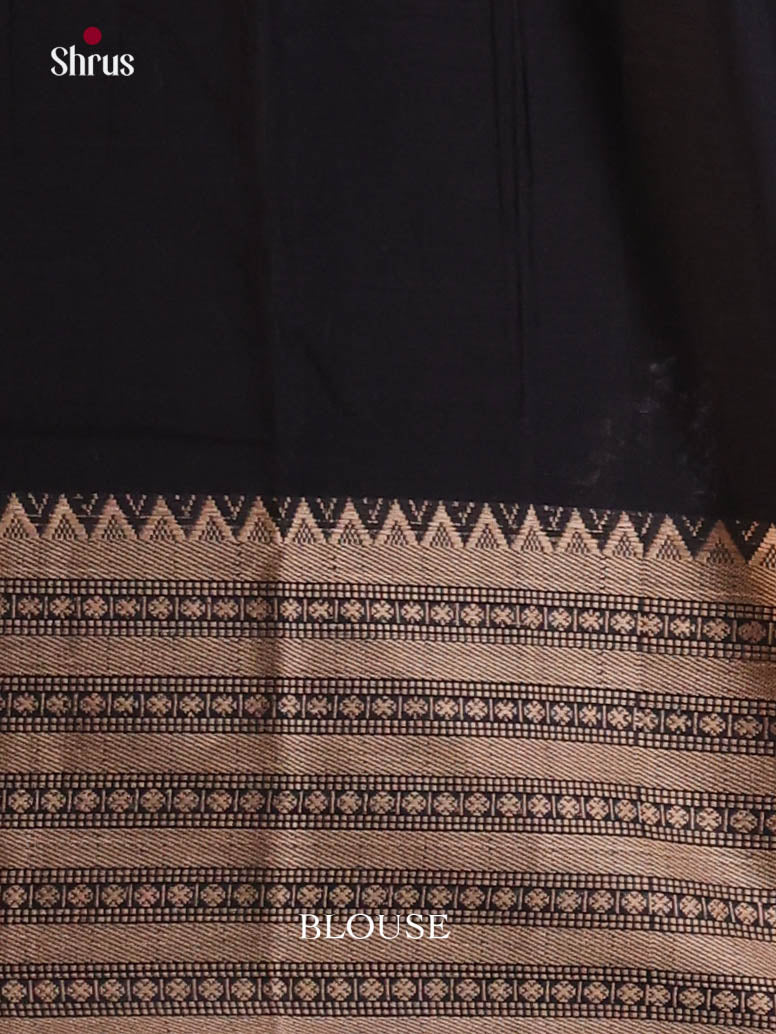 Black - Narayanpet Cotton Saree