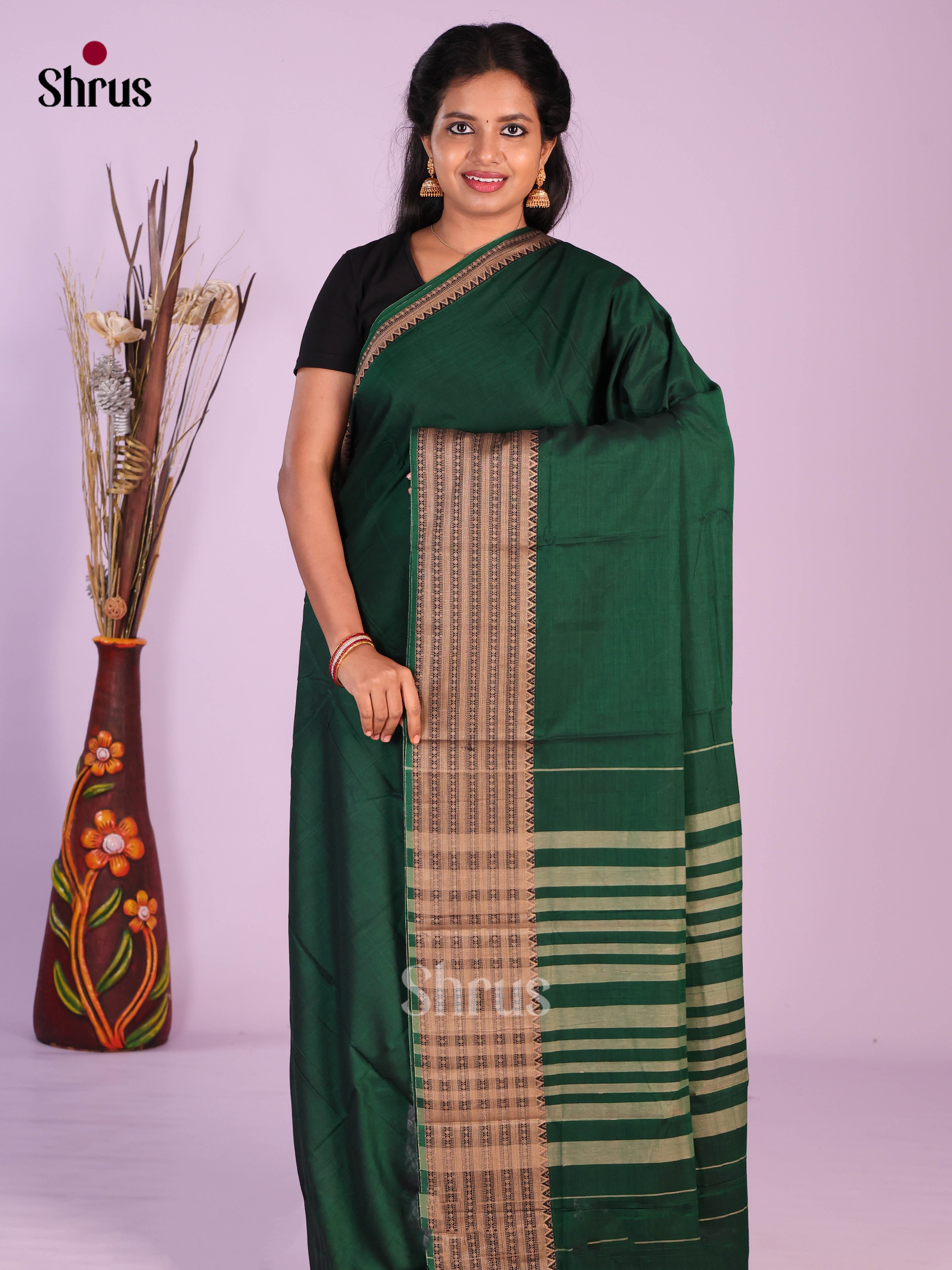 Green - Narayanpet Cotton Saree
