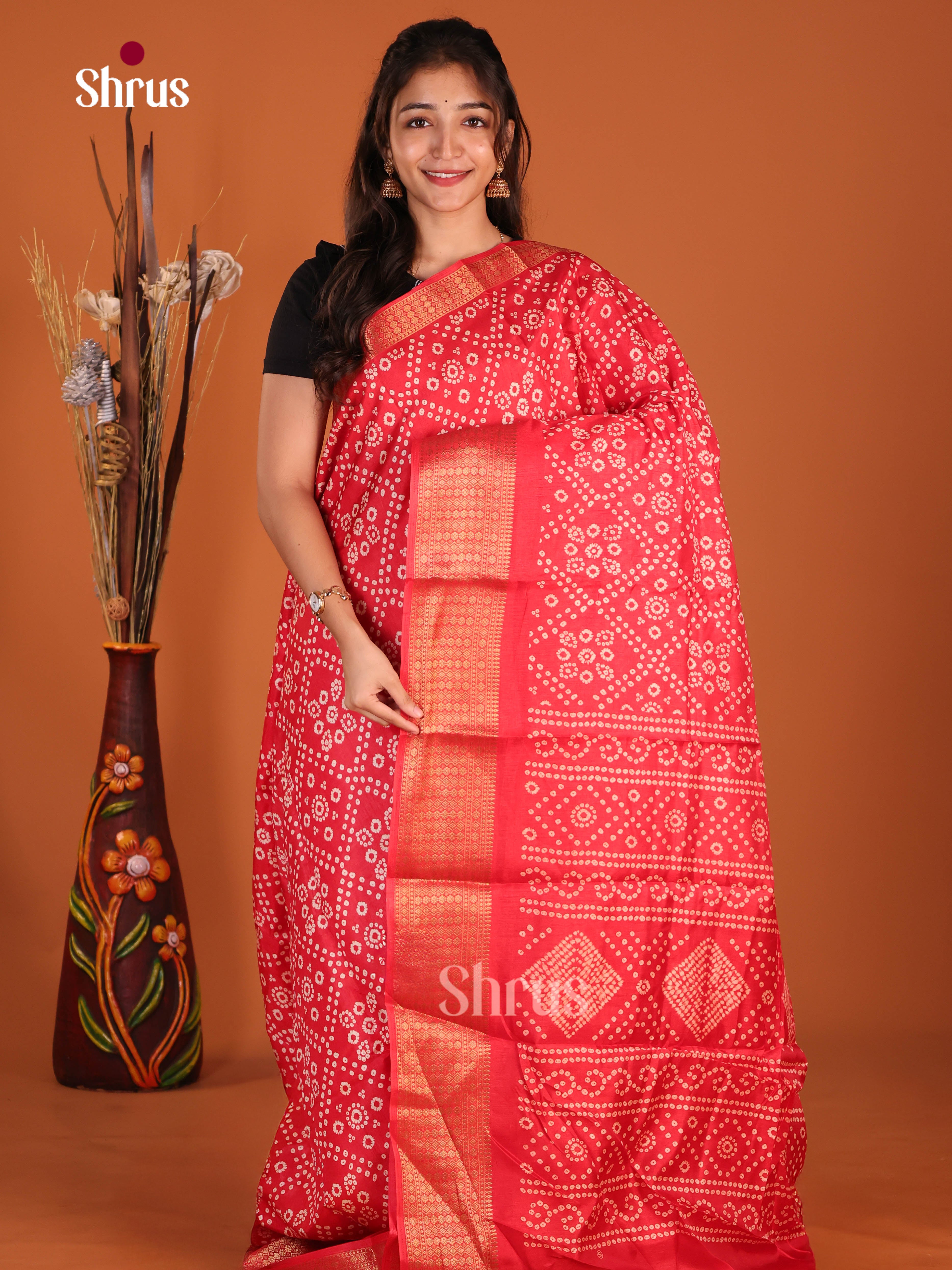 DJS08216 - Semi Crepe Saree - Shop on Shrus.com