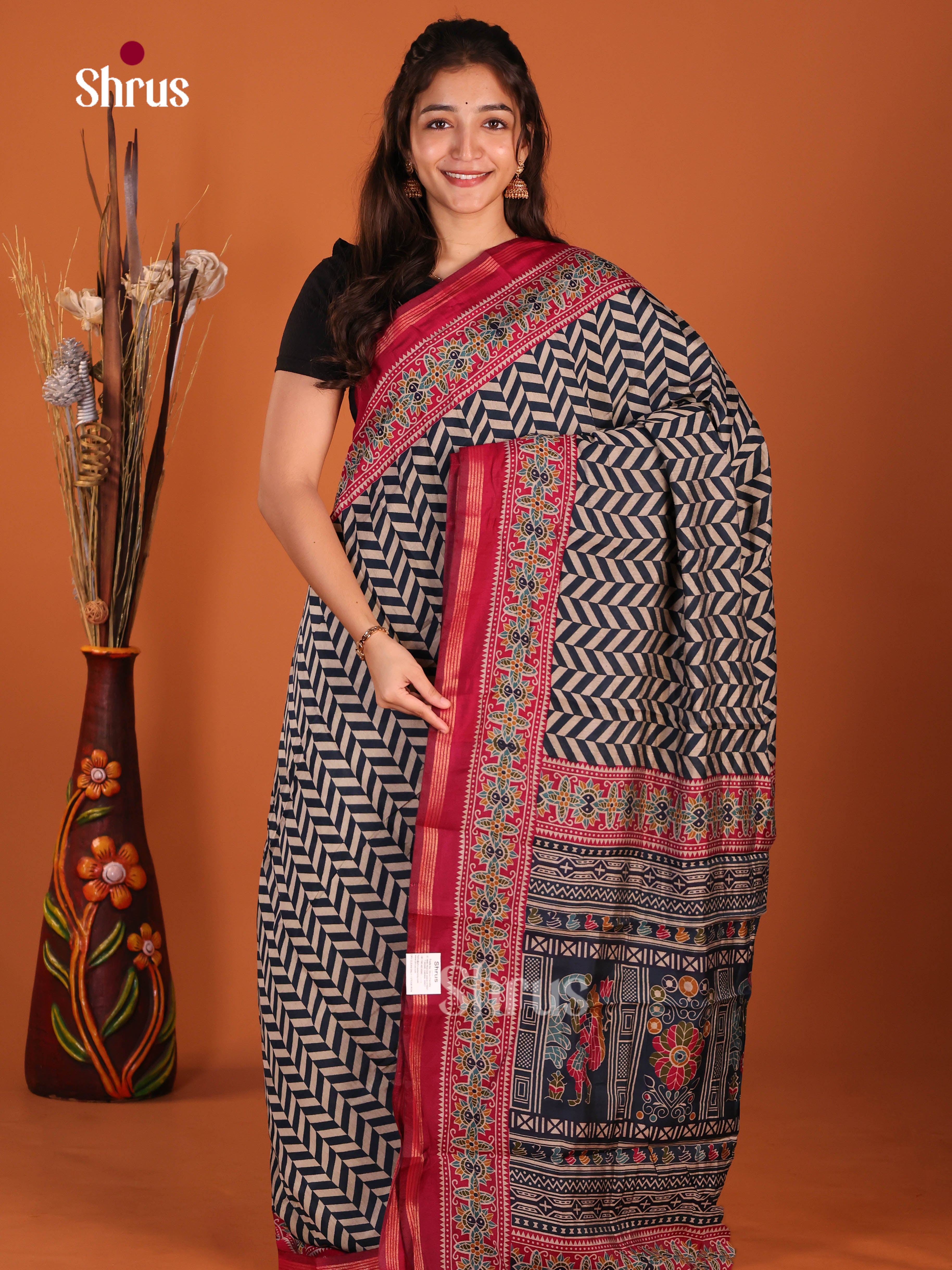 DJS08220 - Art Modal Saree - Shop on Shrus.com