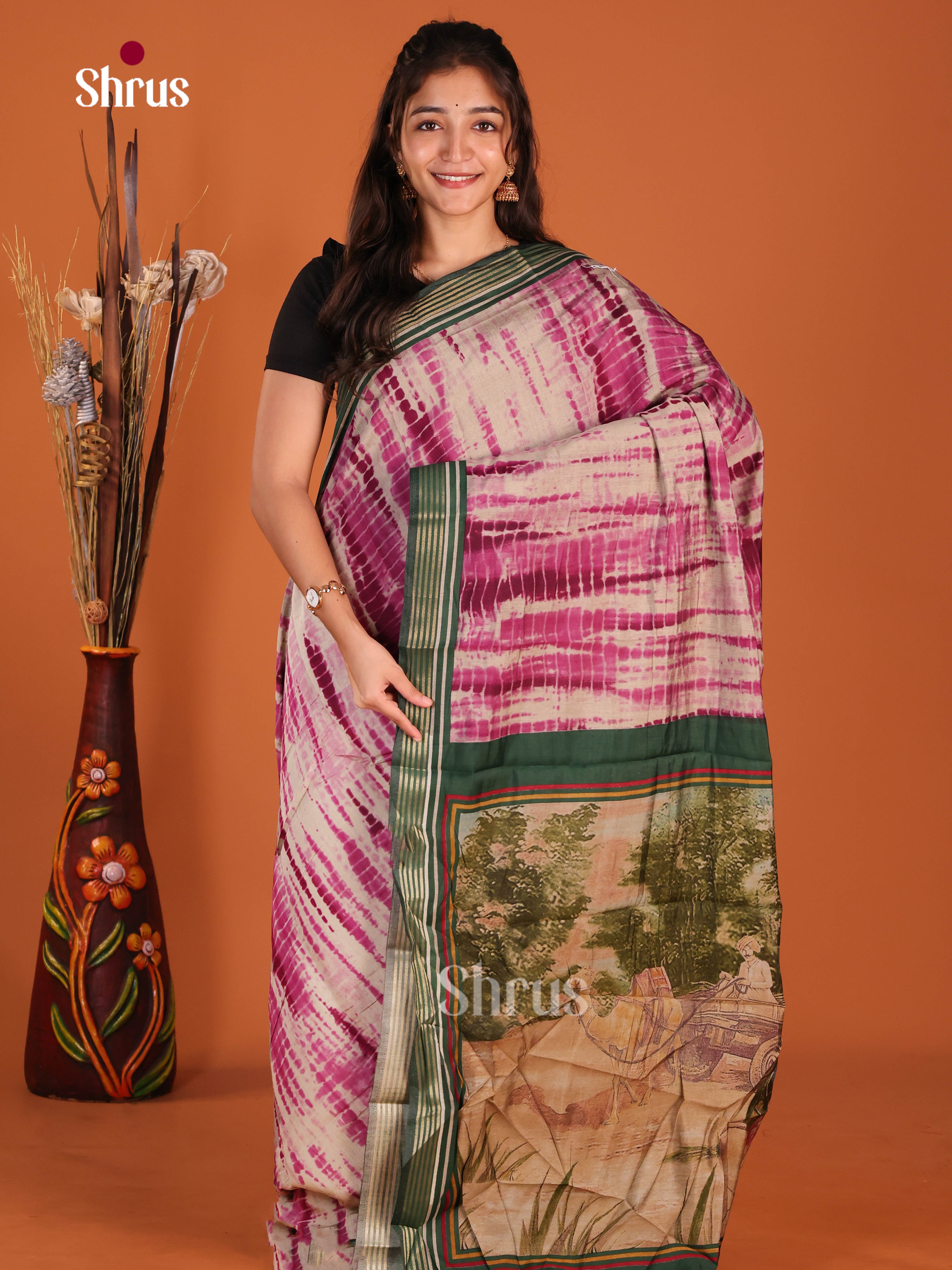 DJS08228 - Art Modal Saree - Shop on Shrus.com
