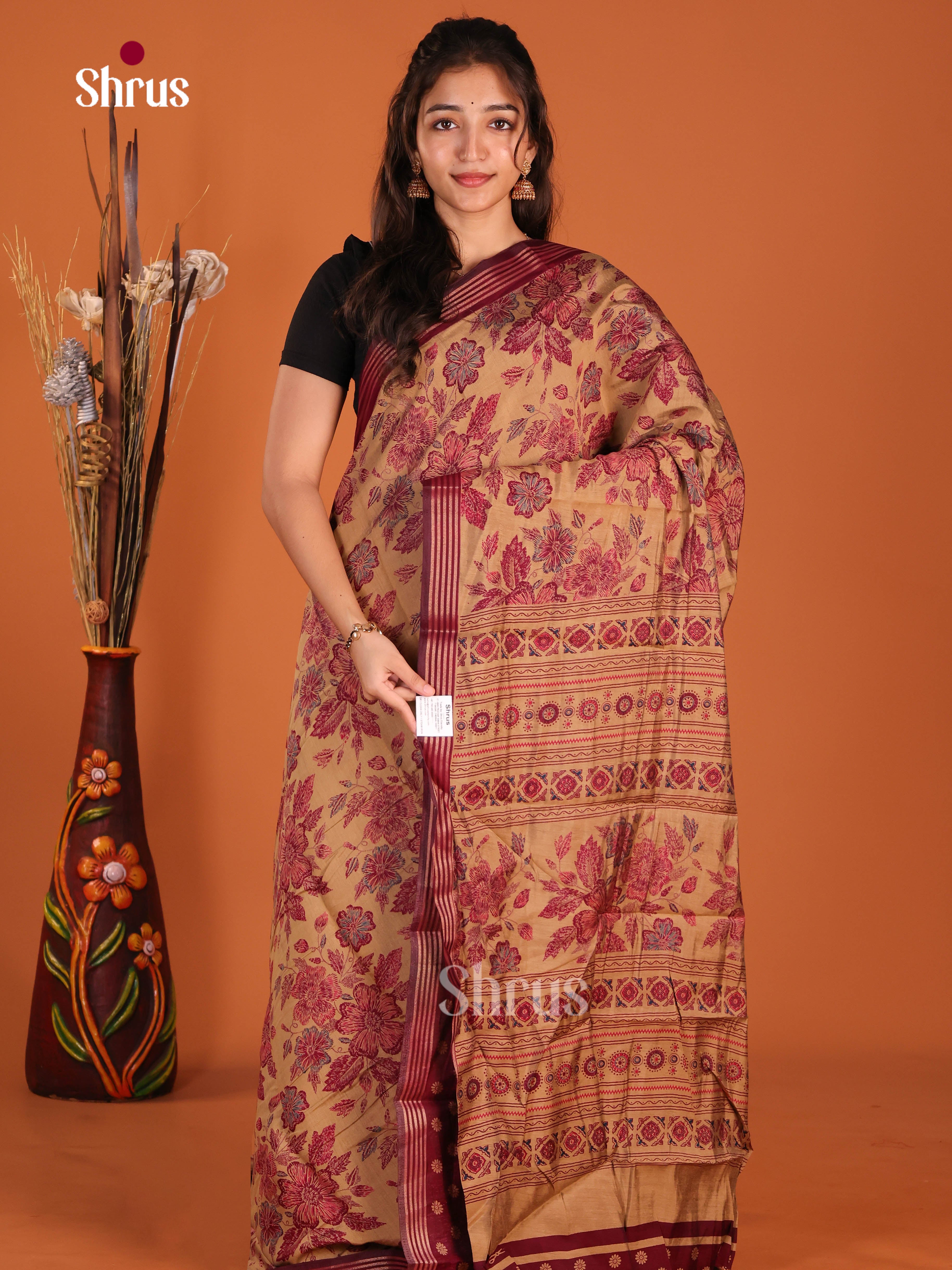 DJS08240 - Art Modal Saree - Shop on Shrus.com