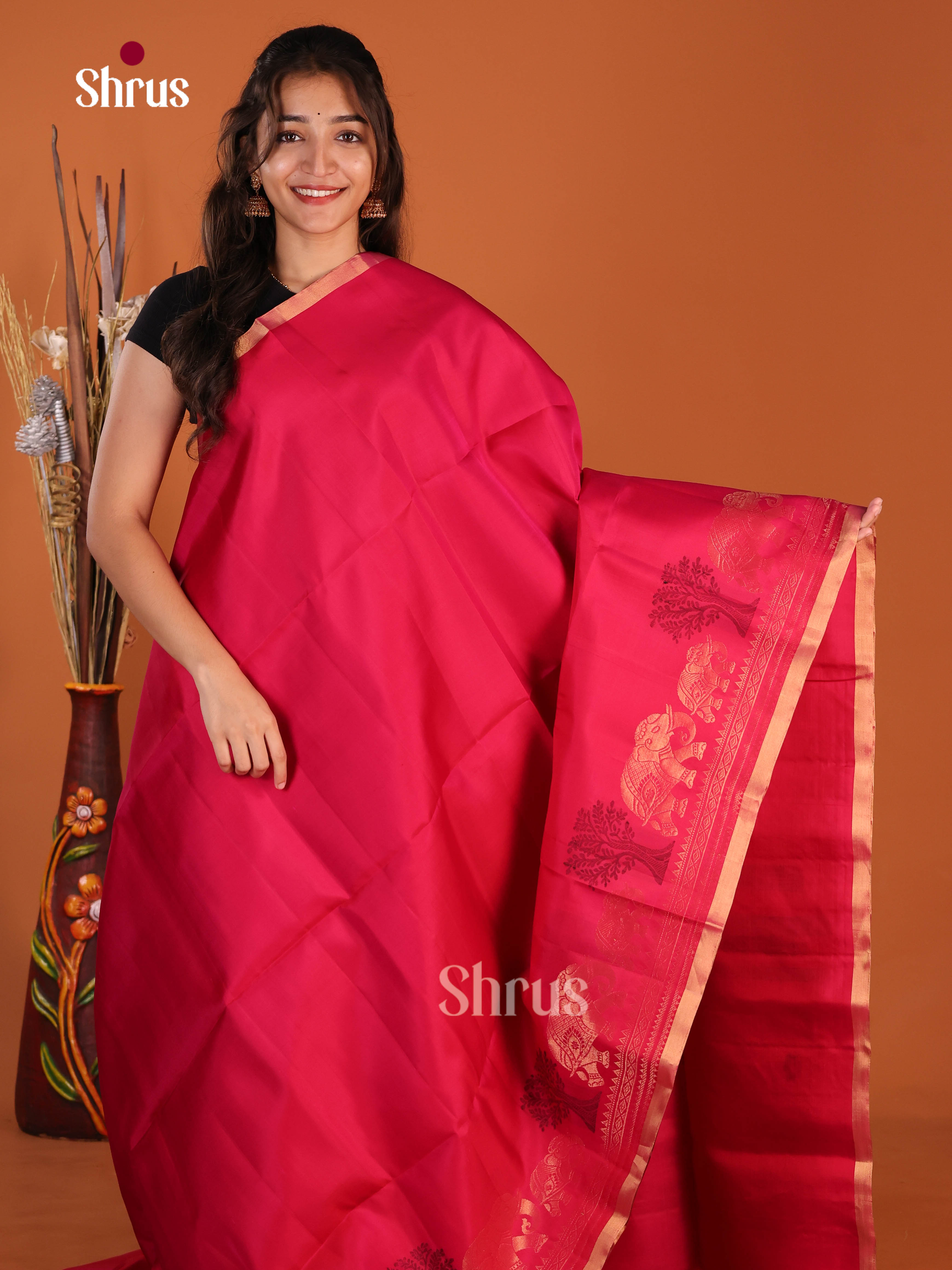 DJS08272 - Soft Silk (HR) Saree