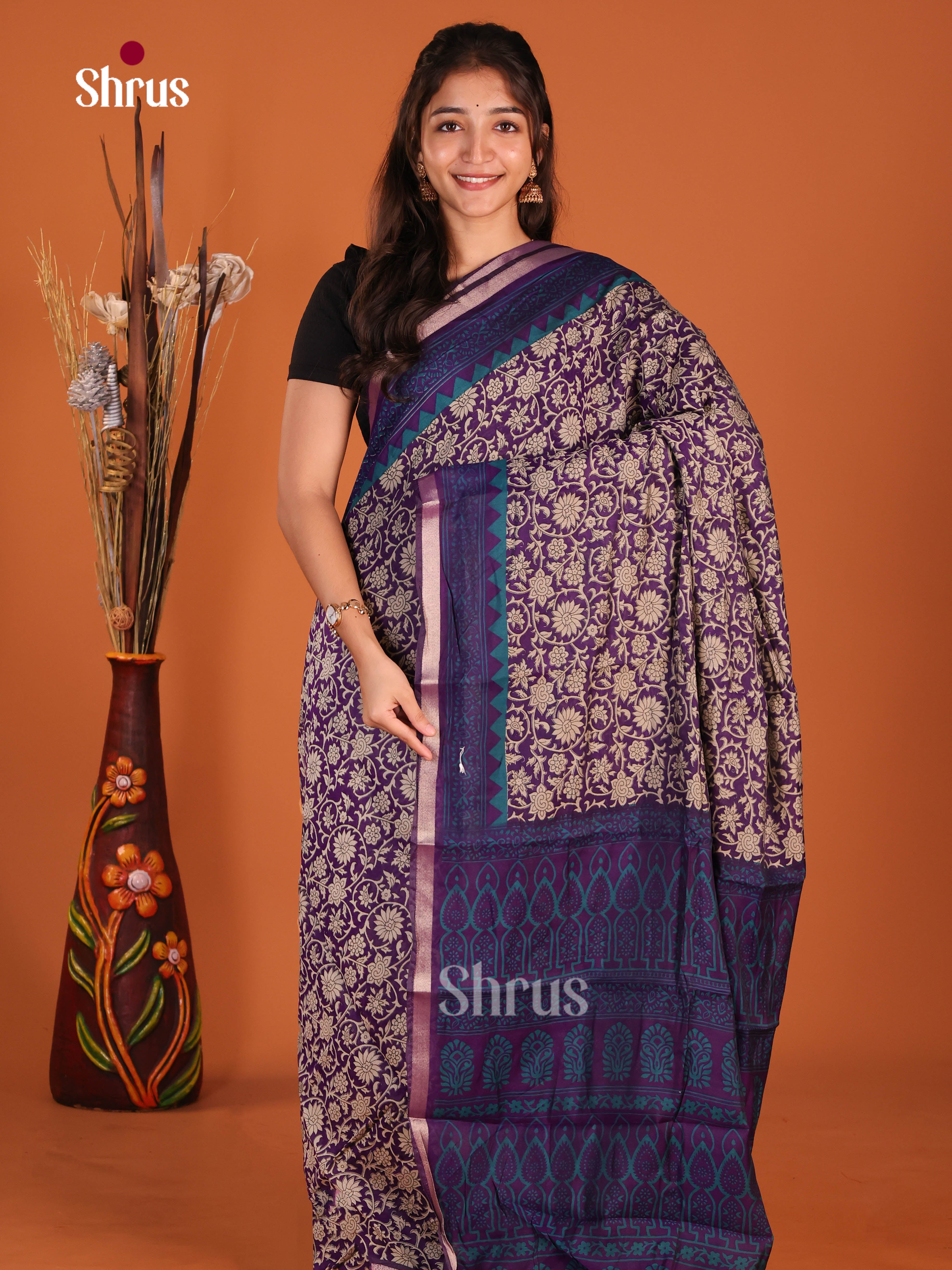 DJS08299 - Art Modal Saree - Shop on Shrus.com