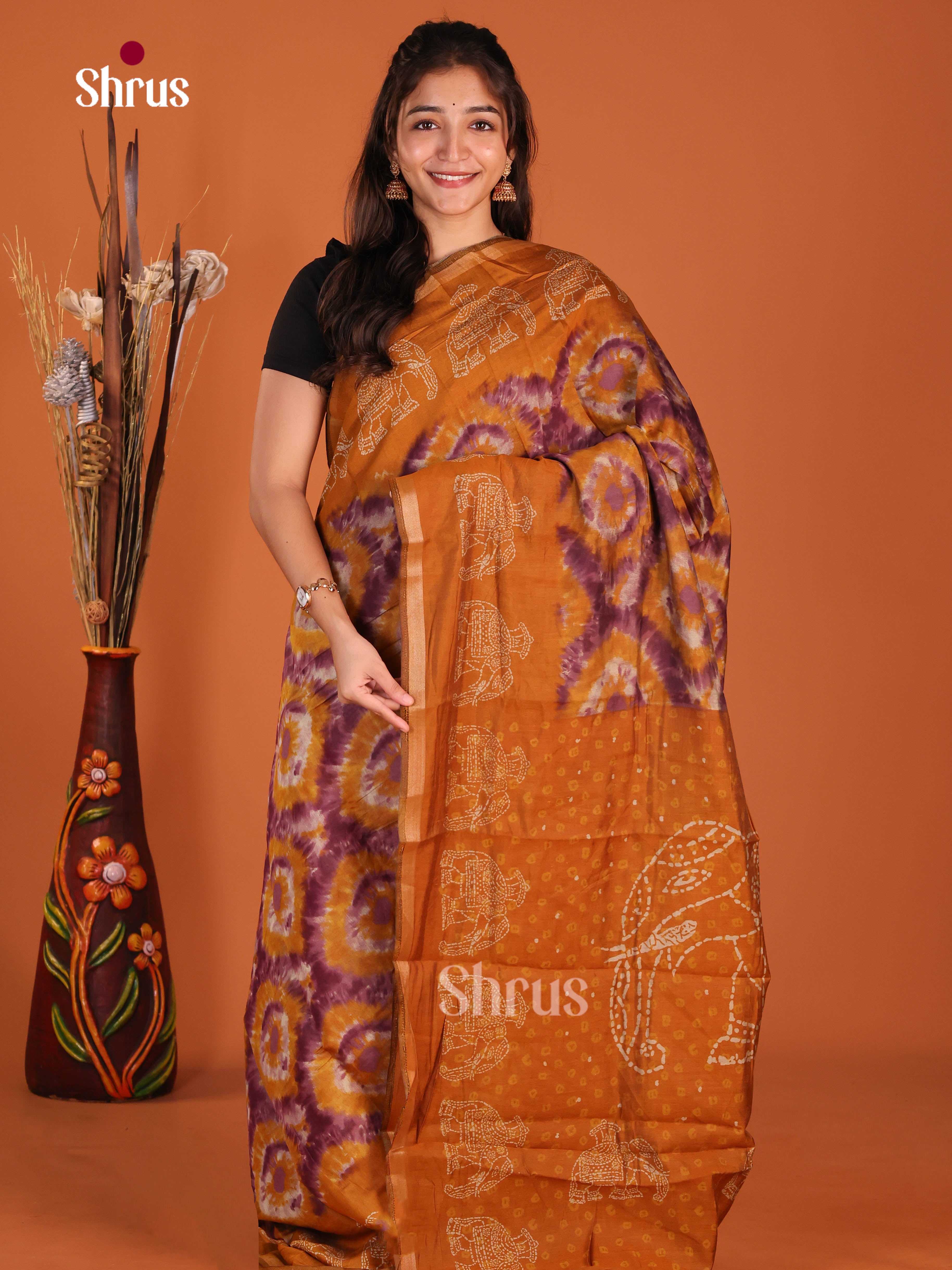 DJS08307 - Art Modal Saree - Shop on Shrus.com