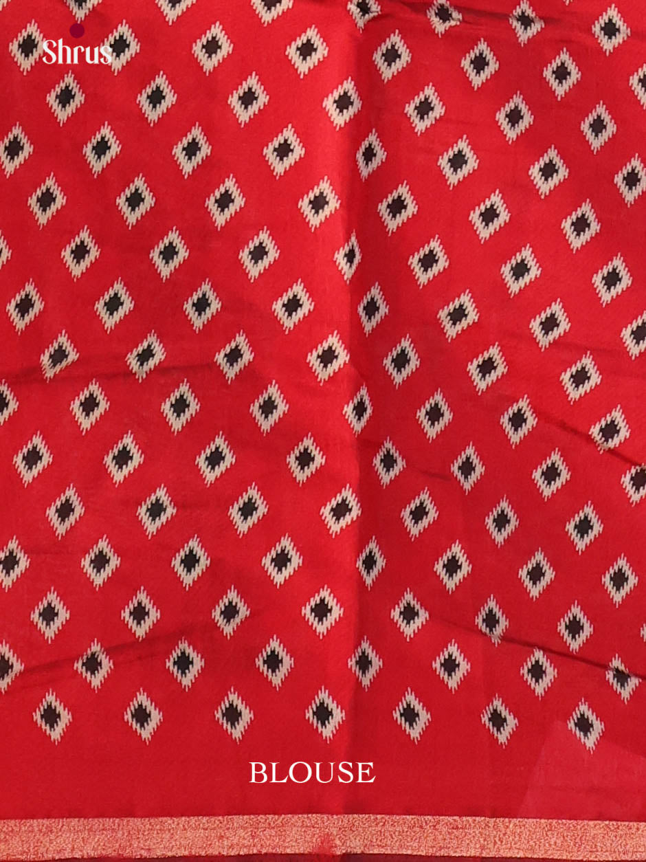 Black & Red - Art Modal Saree