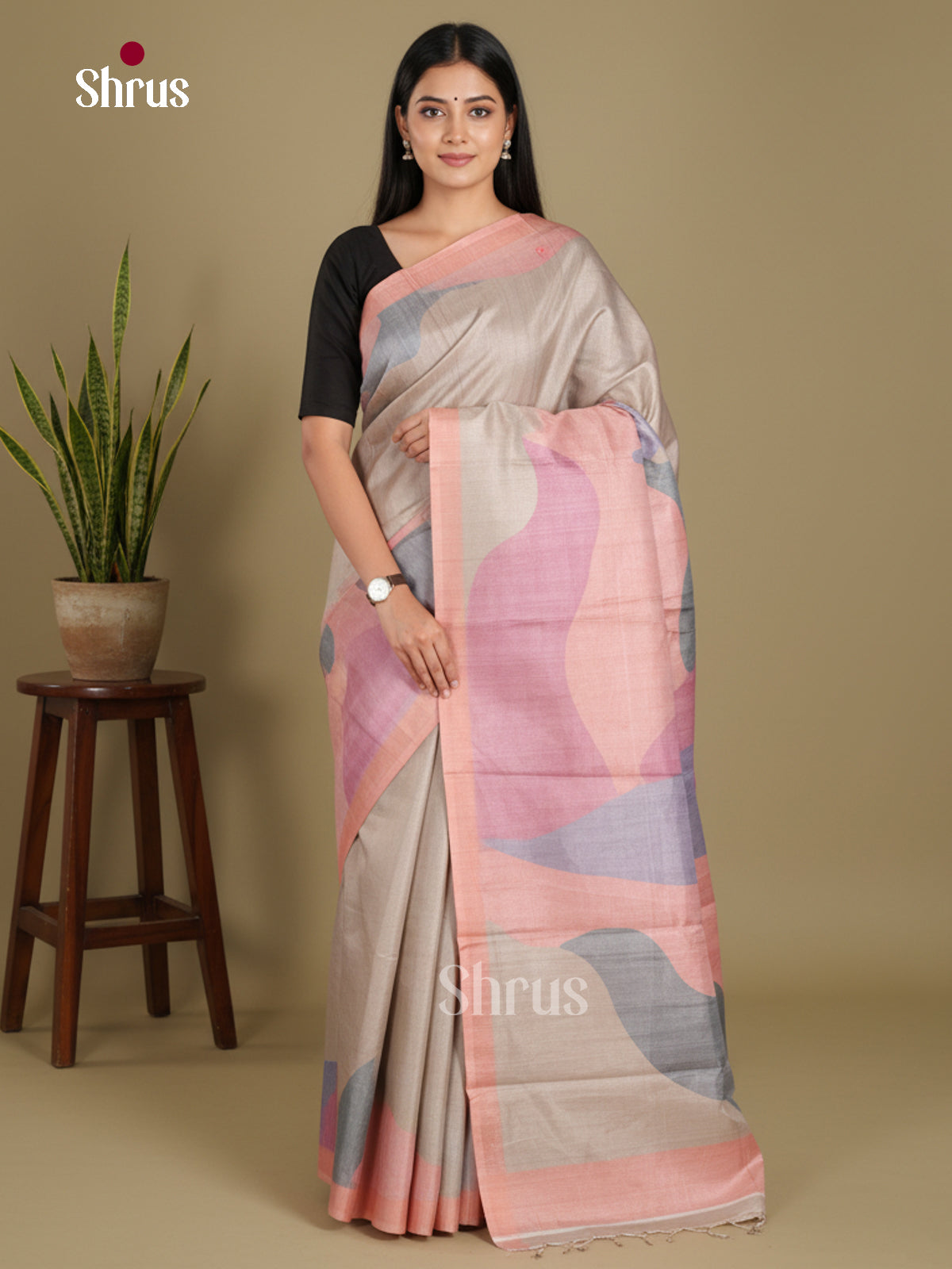 DJS08333 - Butter silk Saree