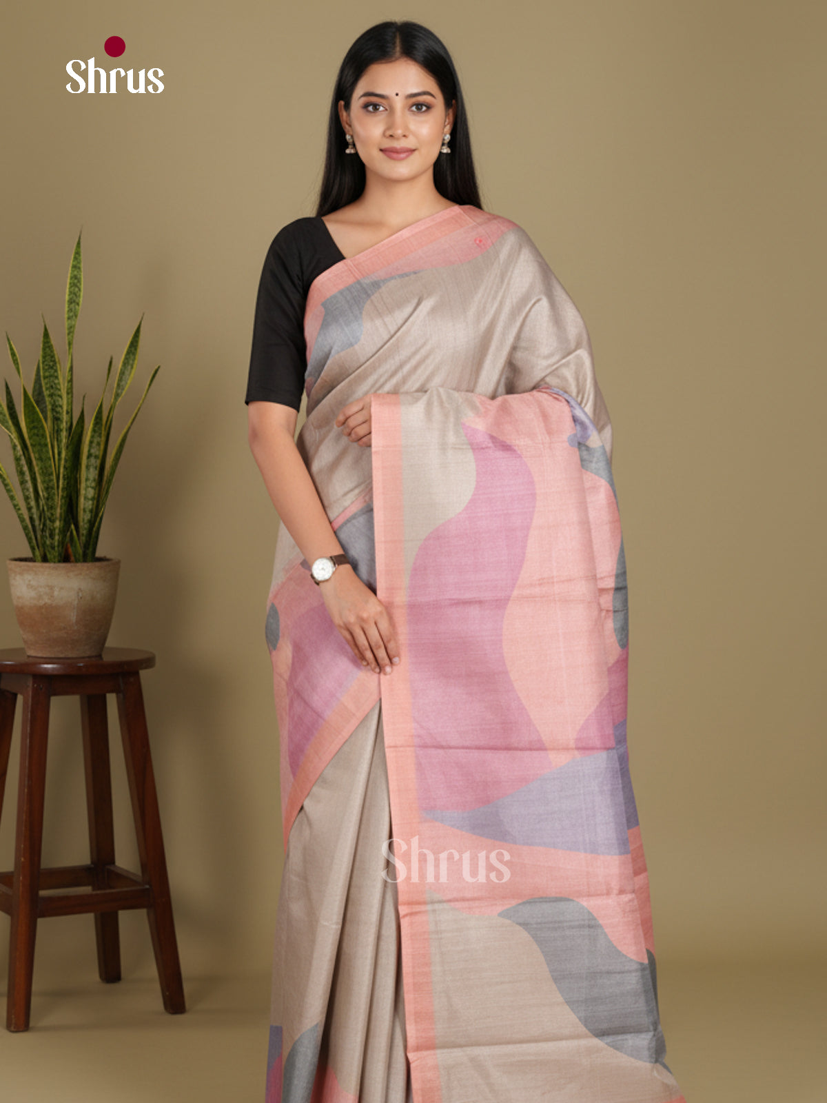 DJS08333 - Butter silk Saree