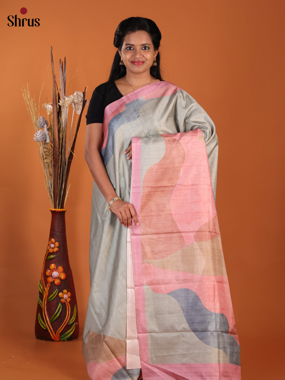 DJS08334 - Butter silk Saree