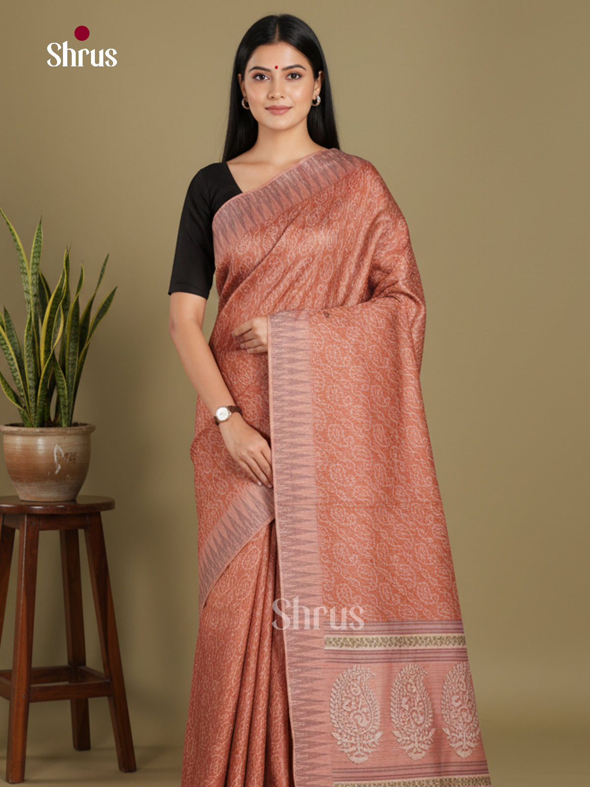 DJS08341 - Semi Chanderi Saree