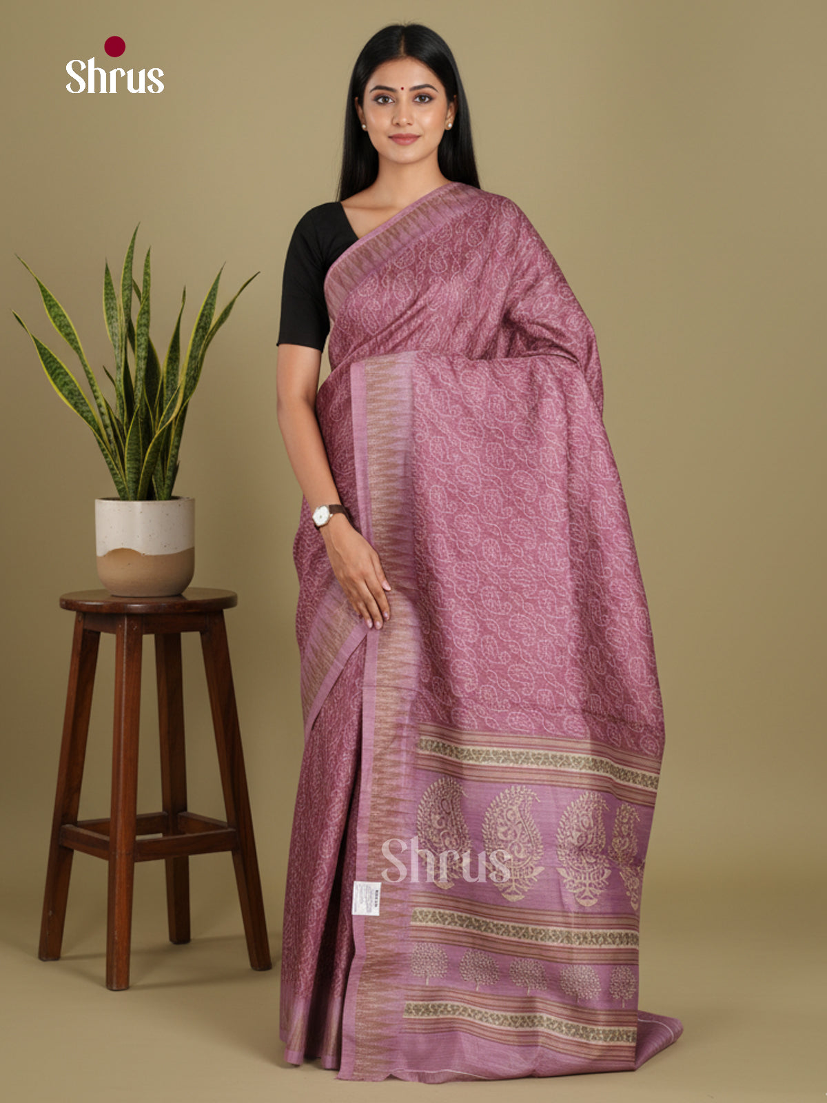 DJS08342 - Semi Chanderi Saree
