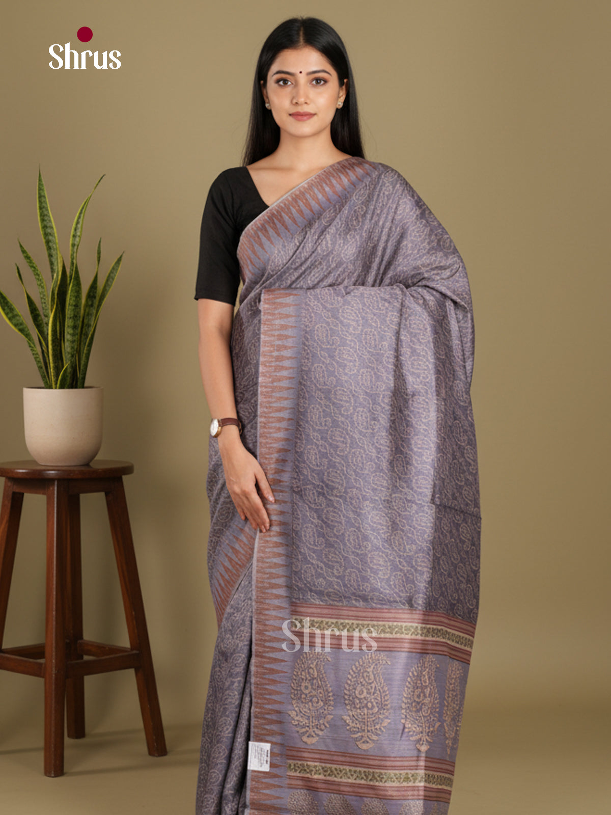 DJS08344 - Semi Chanderi Saree