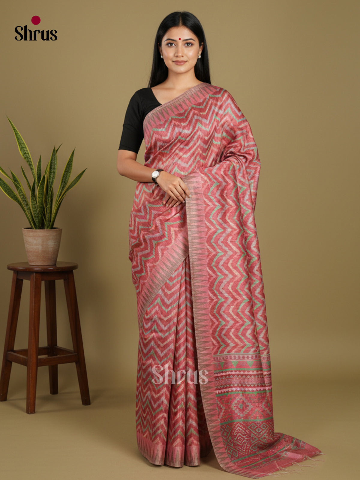 DJS08345 - Semi Chanderi Saree