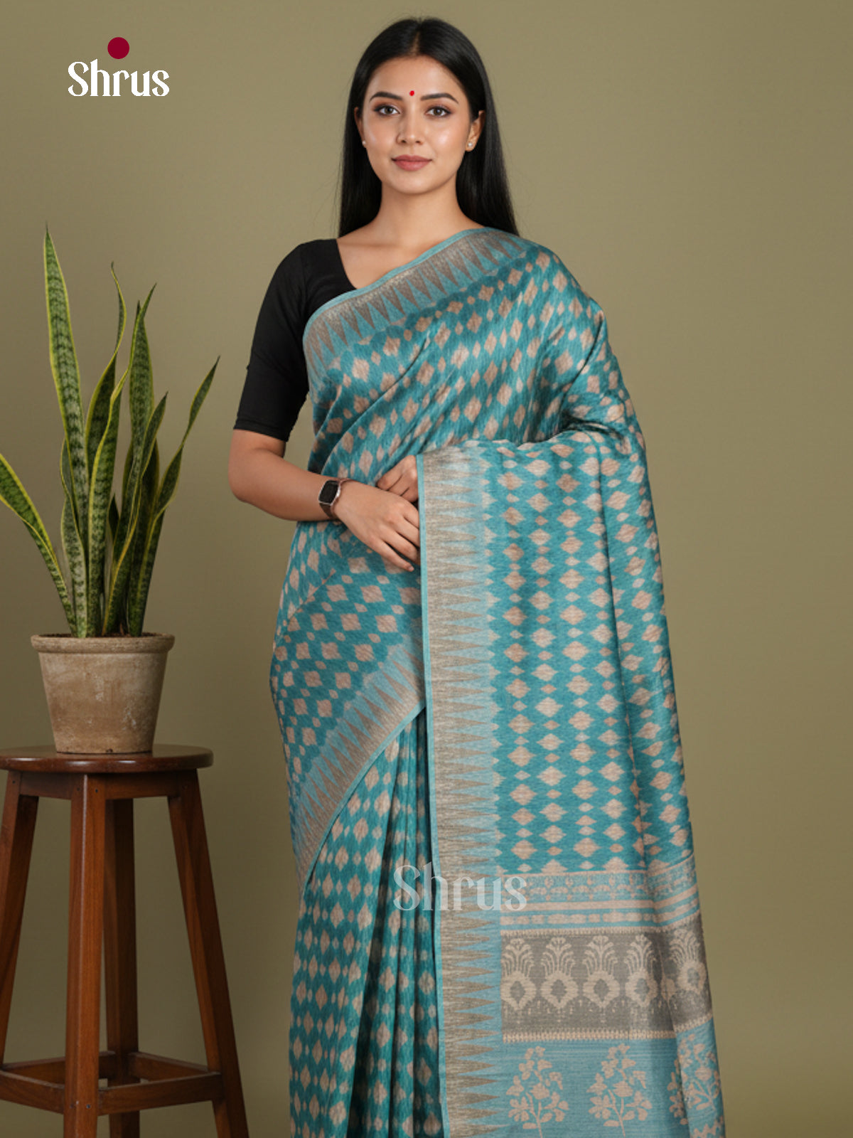 DJS08349 - Semi Chanderi Saree
