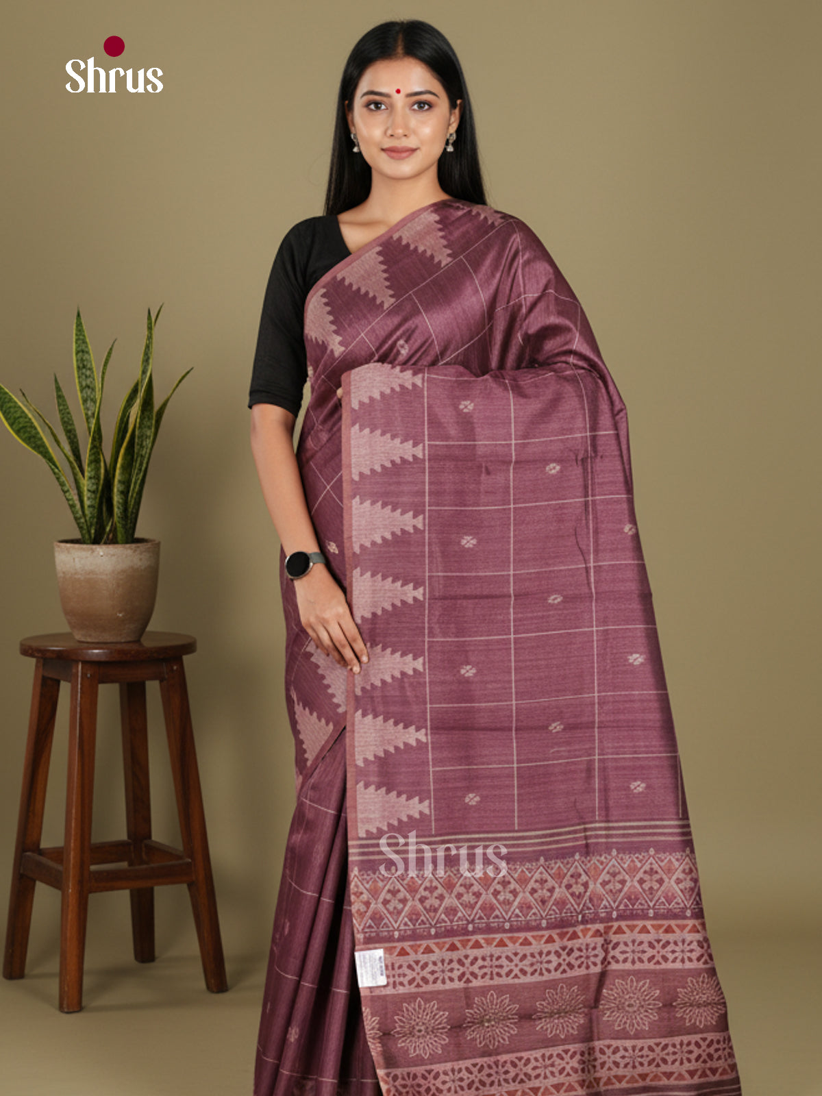 DJS08361 - Semi Chanderi Saree