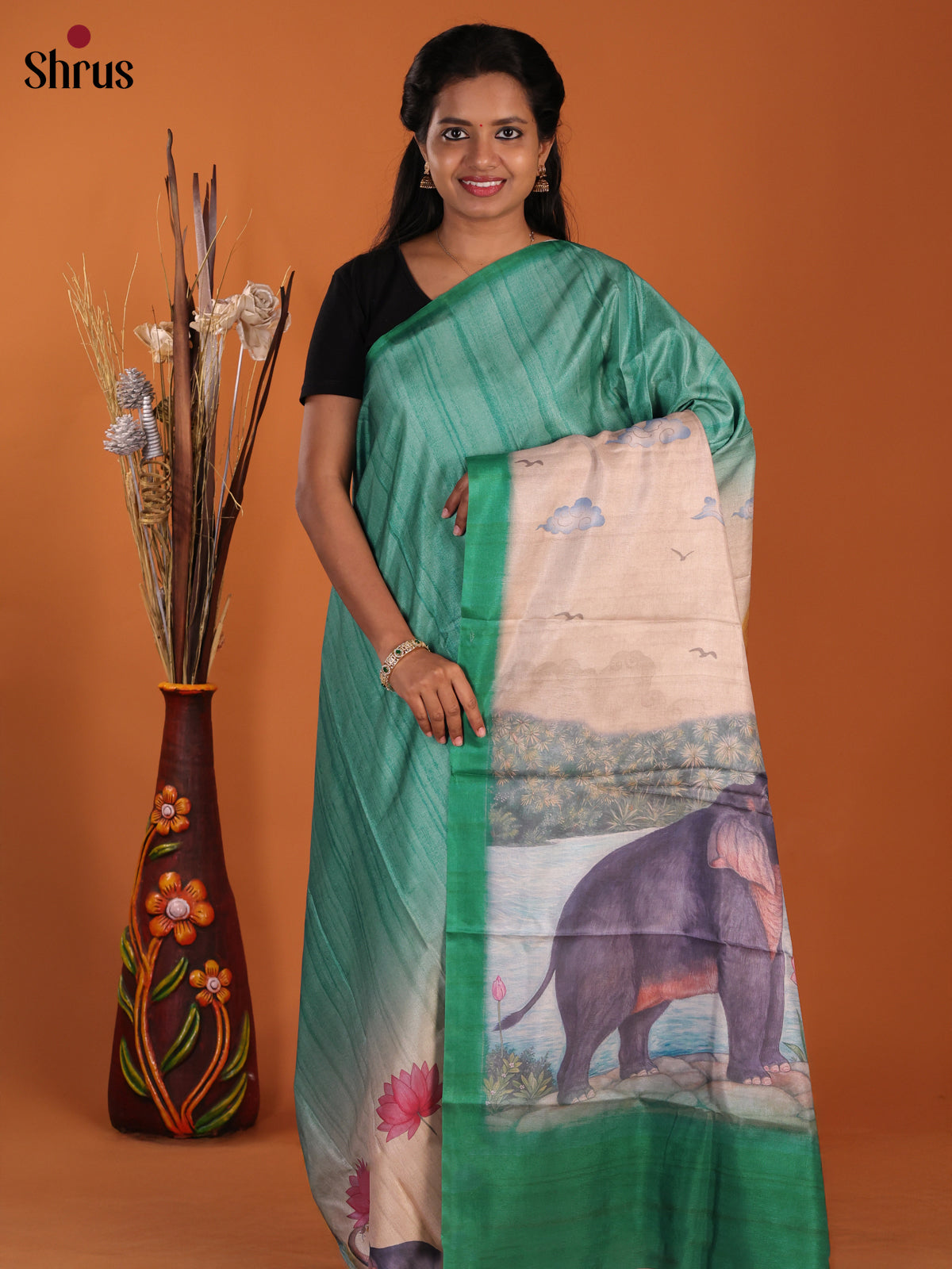 DJS08465 - Butter silk Saree