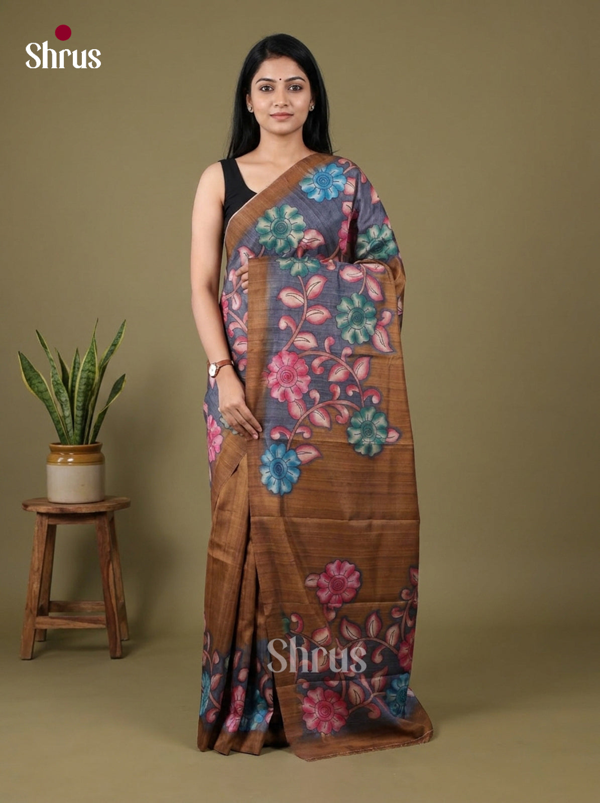 DJS08471 - Butter silk Saree