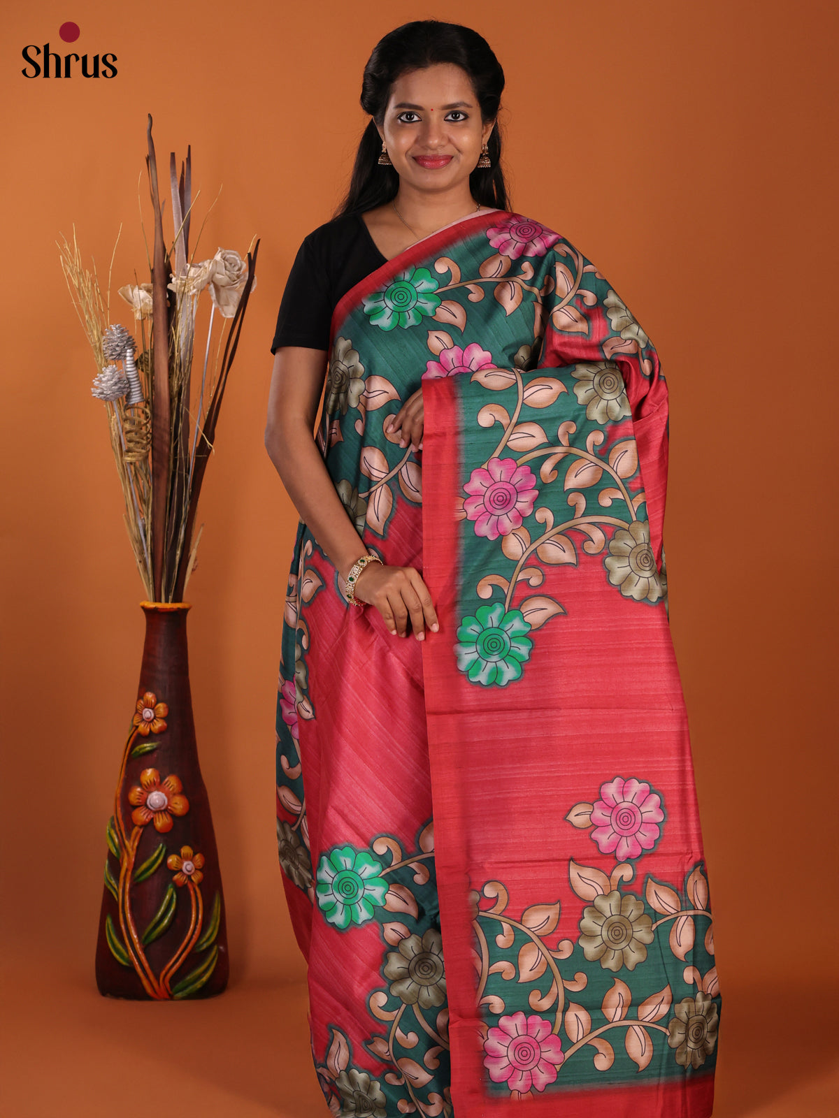 DJS08473 - Butter silk Saree