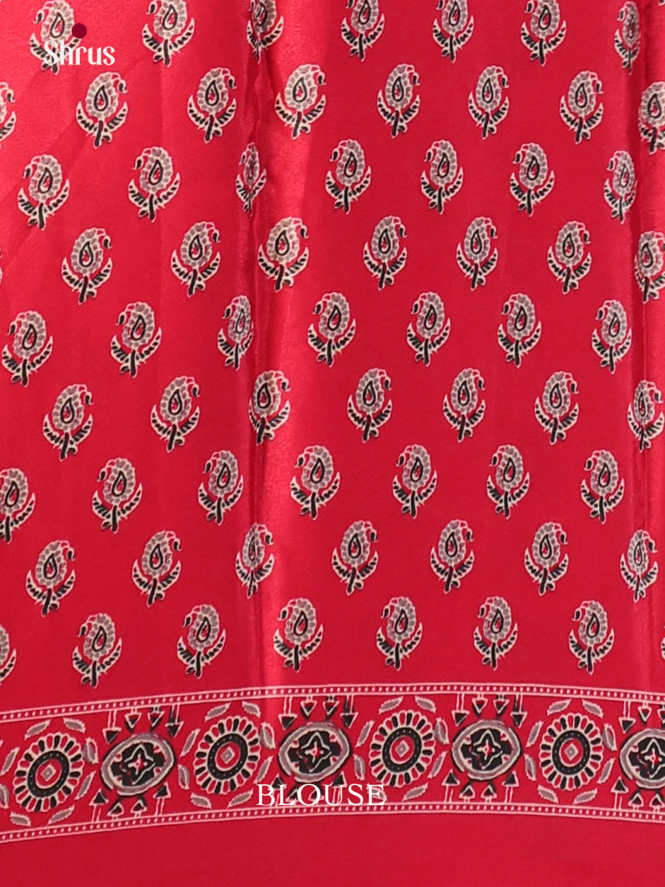 Red - Art Modal Saree