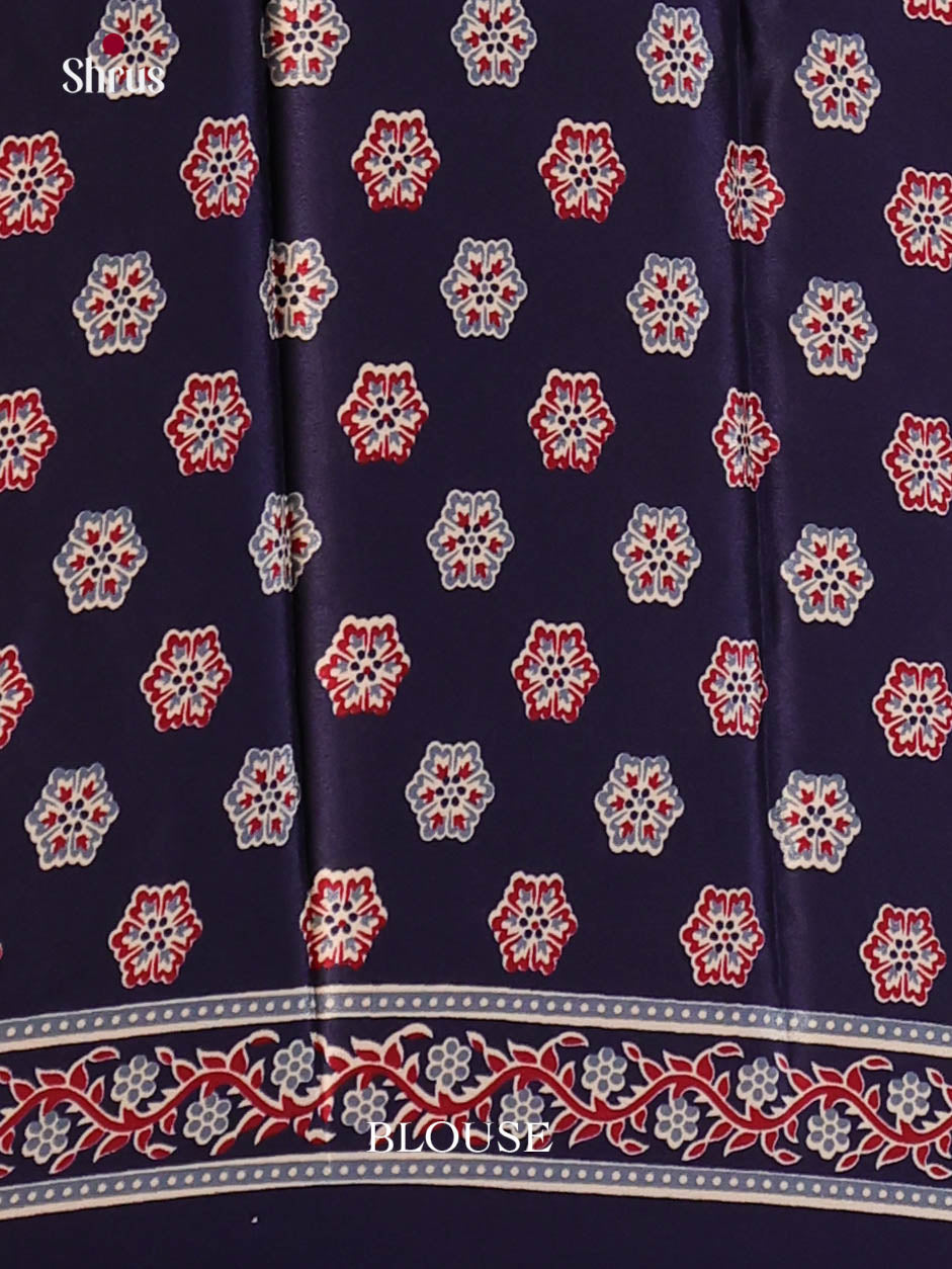 Blue- Art Modal Saree