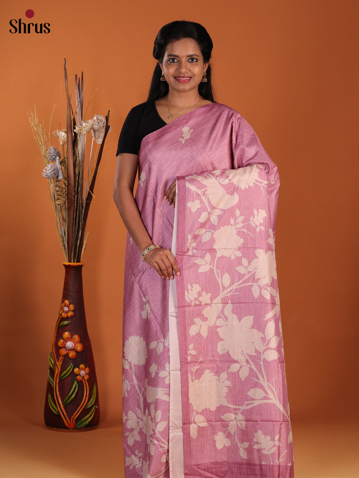 Purple - Semi Modal Saree