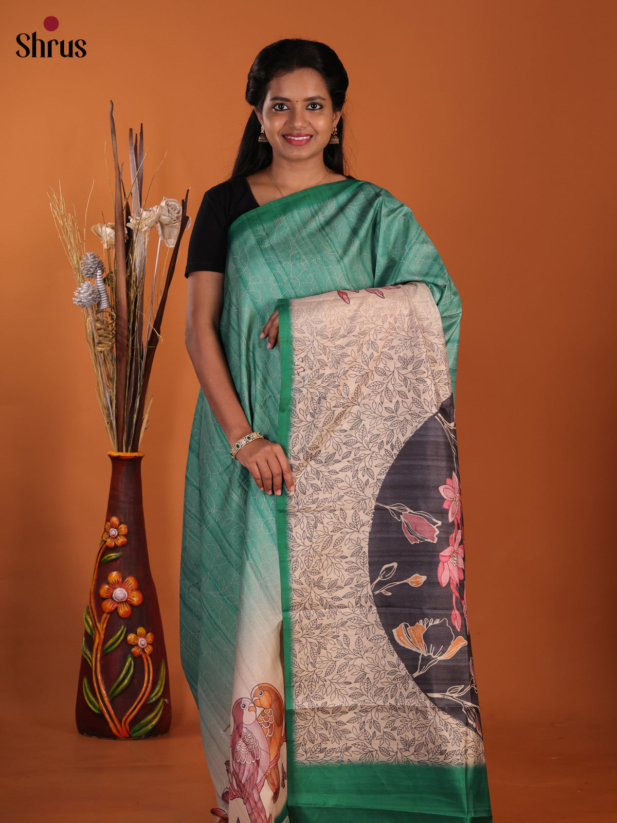 DJS09039 - Butter silk Saree