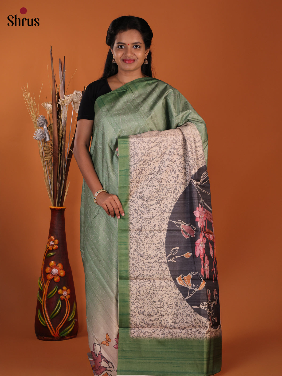 DJS09042 - Butter silk Saree