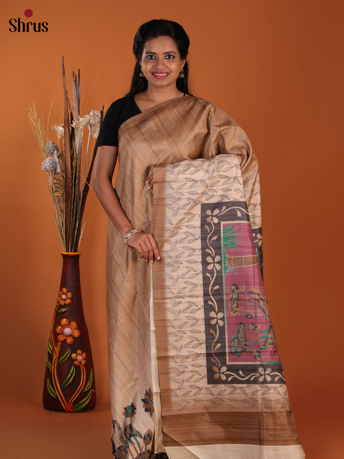 DJS09044 - Butter silk Saree