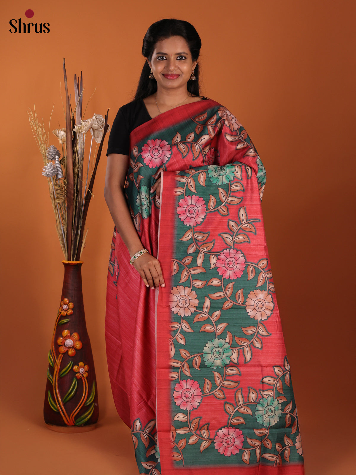 DJS09045 - Butter silk Saree