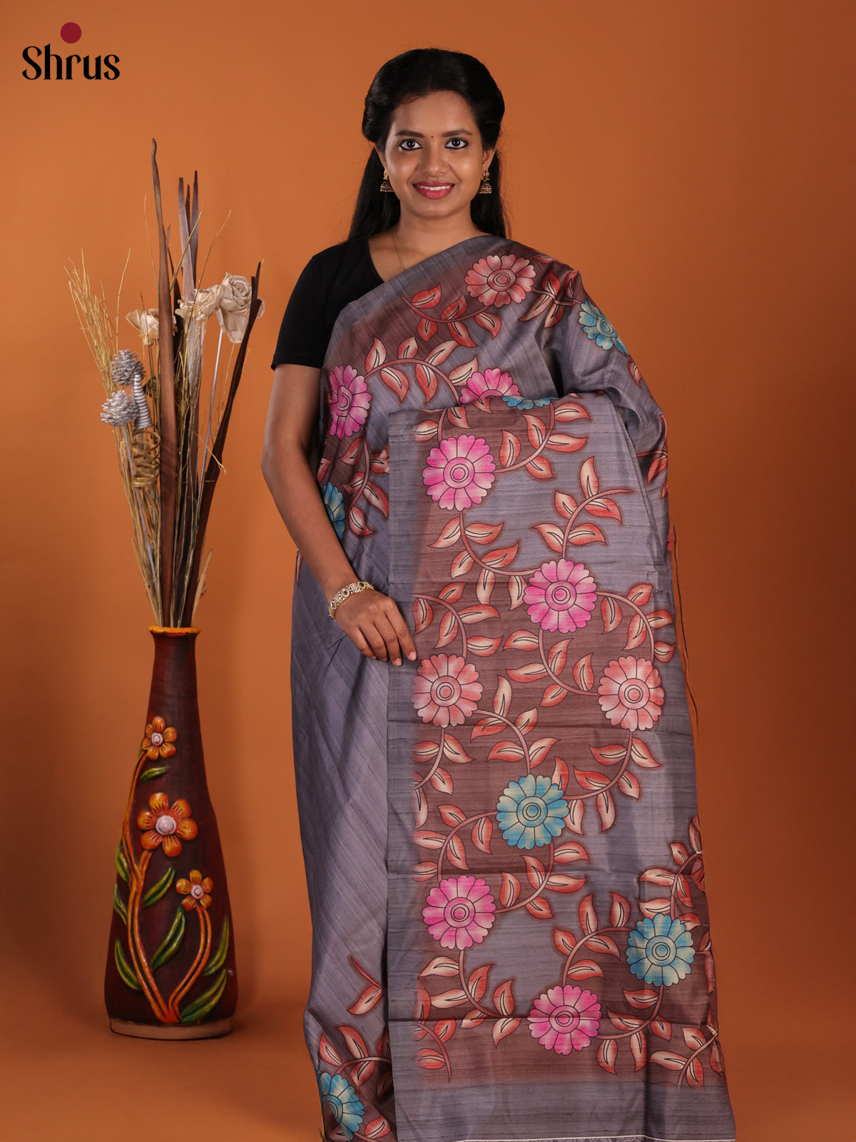 DJS09046 - Butter silk Saree