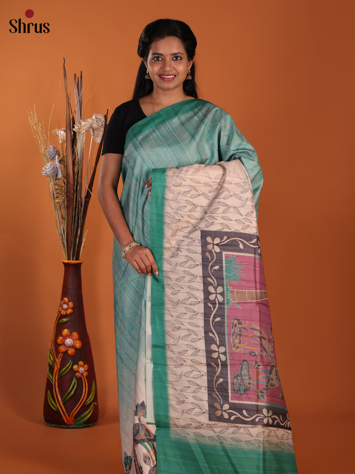 DJS09047 - Butter silk Saree