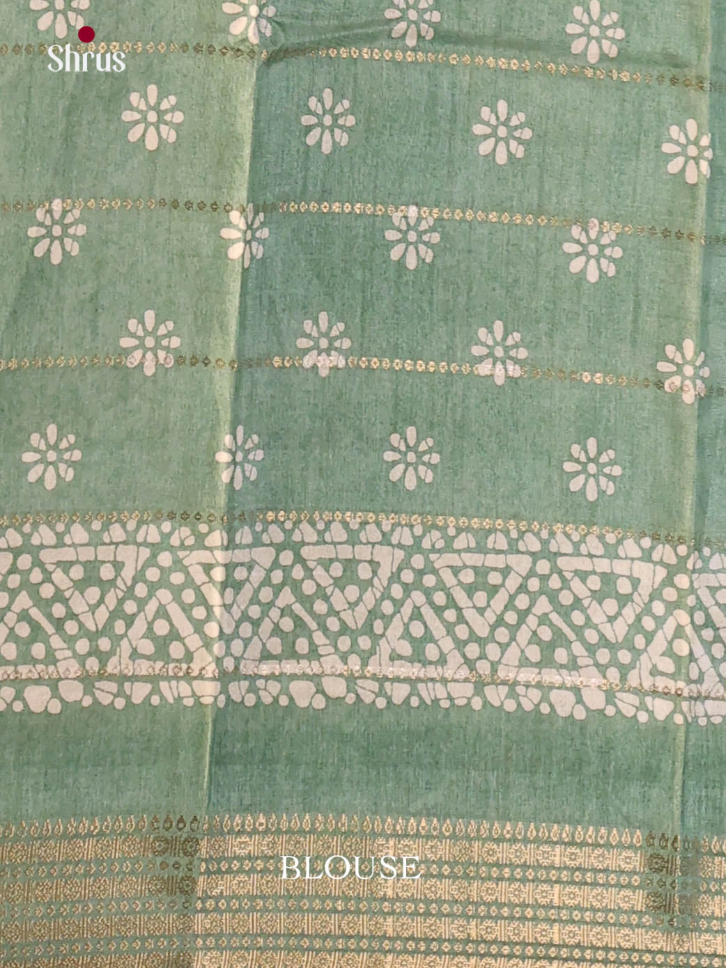 Pastel Green - Semi Crepe Saree