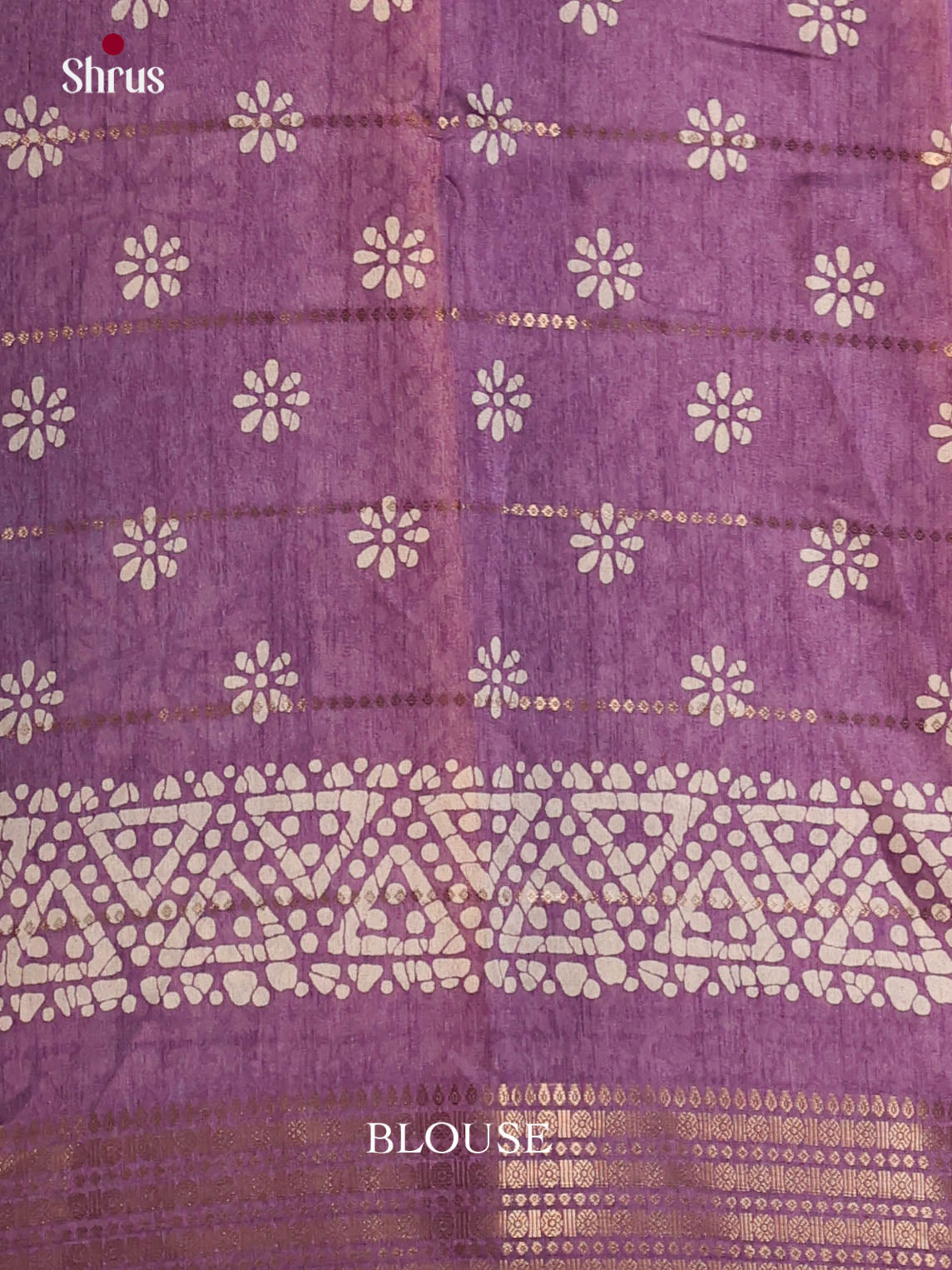 Purple - Semi Crepe Saree