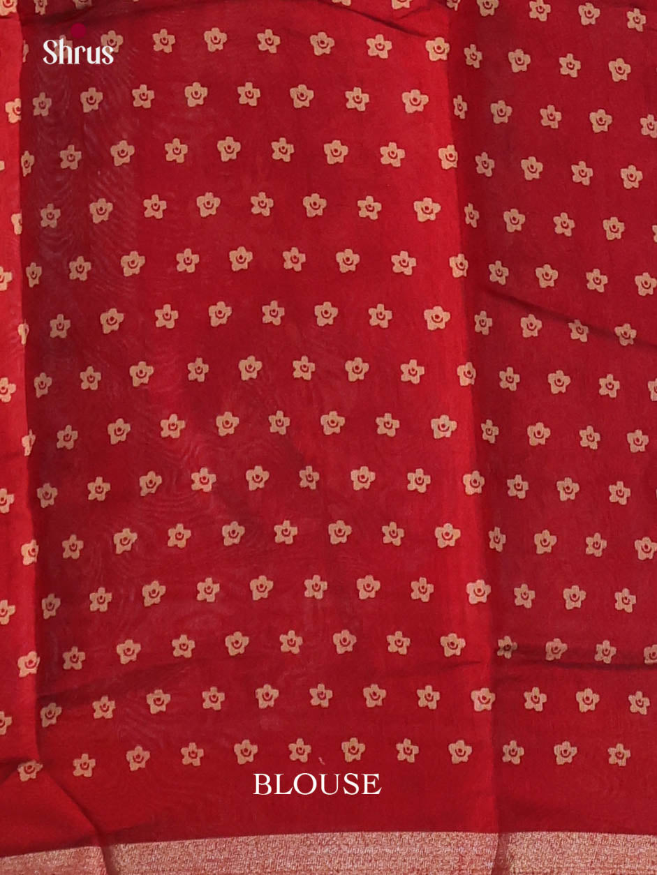 Black & Red - Art Modal Saree