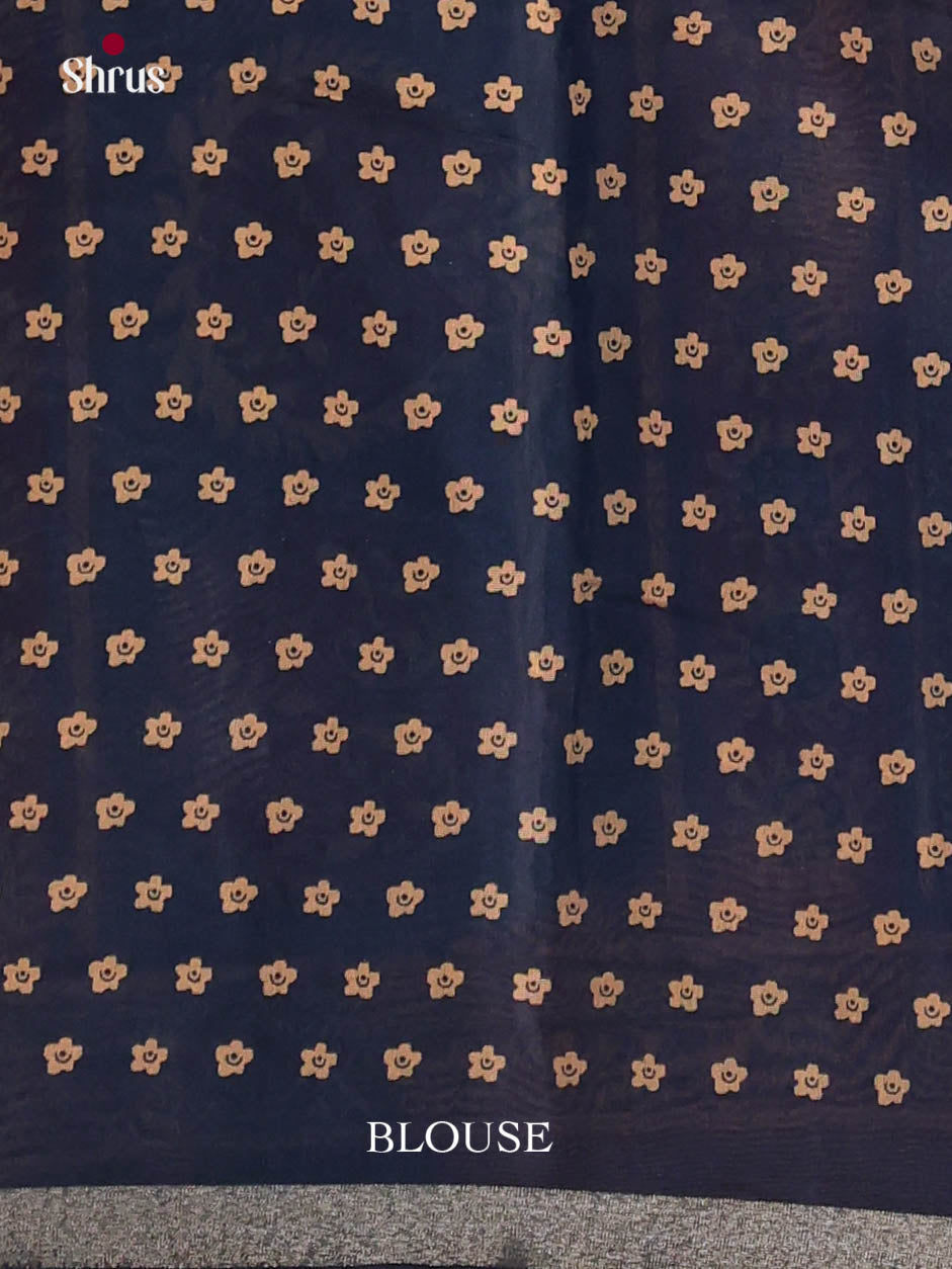 Red & Blue - Art Modal Saree