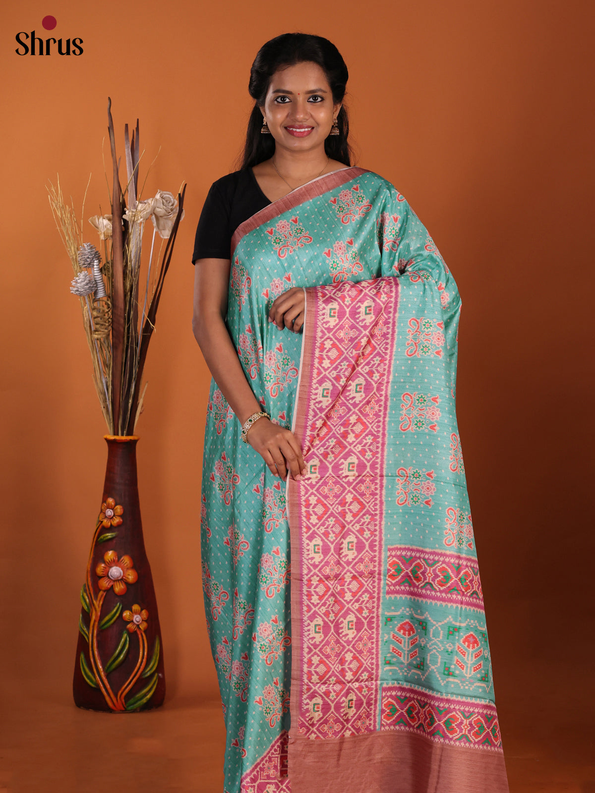 DJS09091 - Butter silk Saree