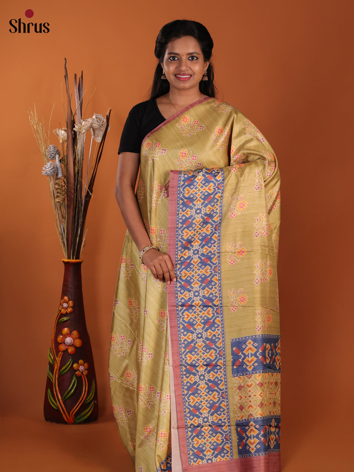 DJS09101 - Butter silk Saree