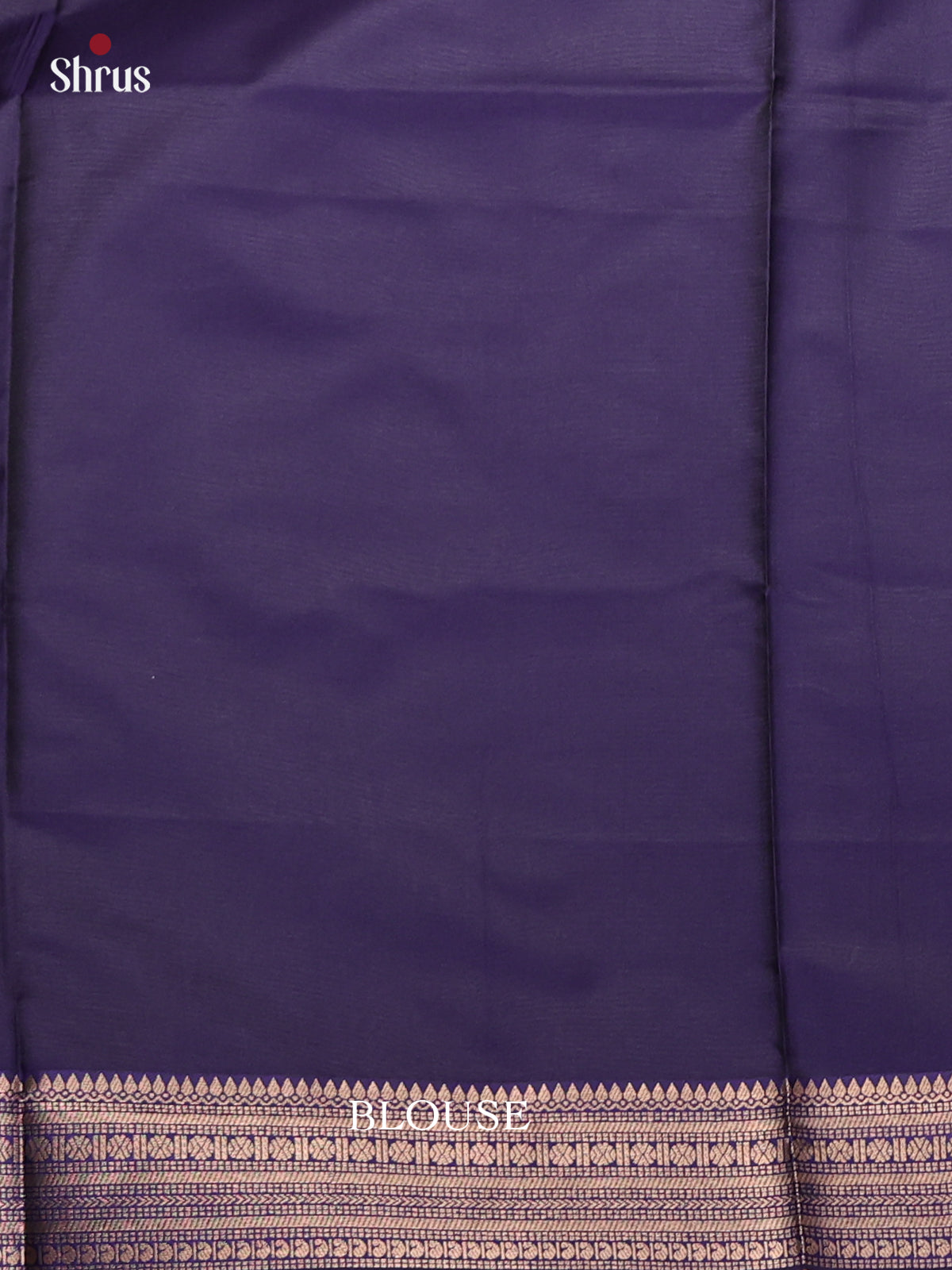 Rust & Blue - Semi Softsilk Saree