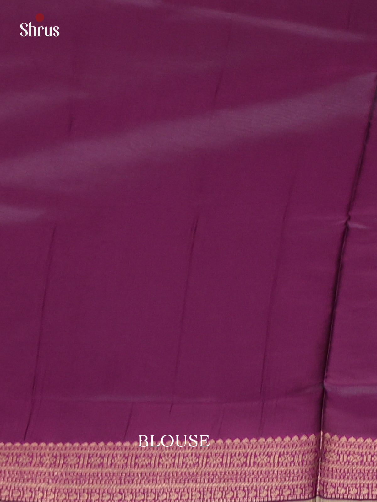Grey & Violet - Semi Softsilk Saree - Shop on Shrus.com