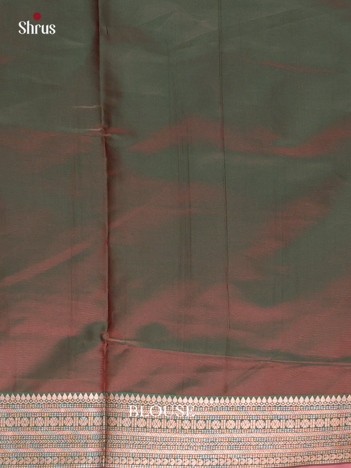Onion Pink & Green - Semi Softsilk Saree