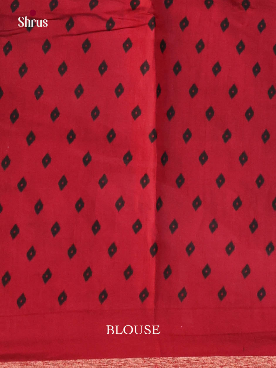 Black & Red - Art Modal Saree