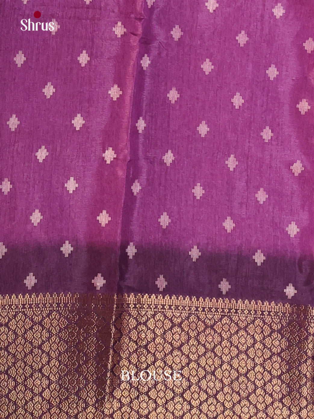 Purple & Violet - Semi Crepe Saree