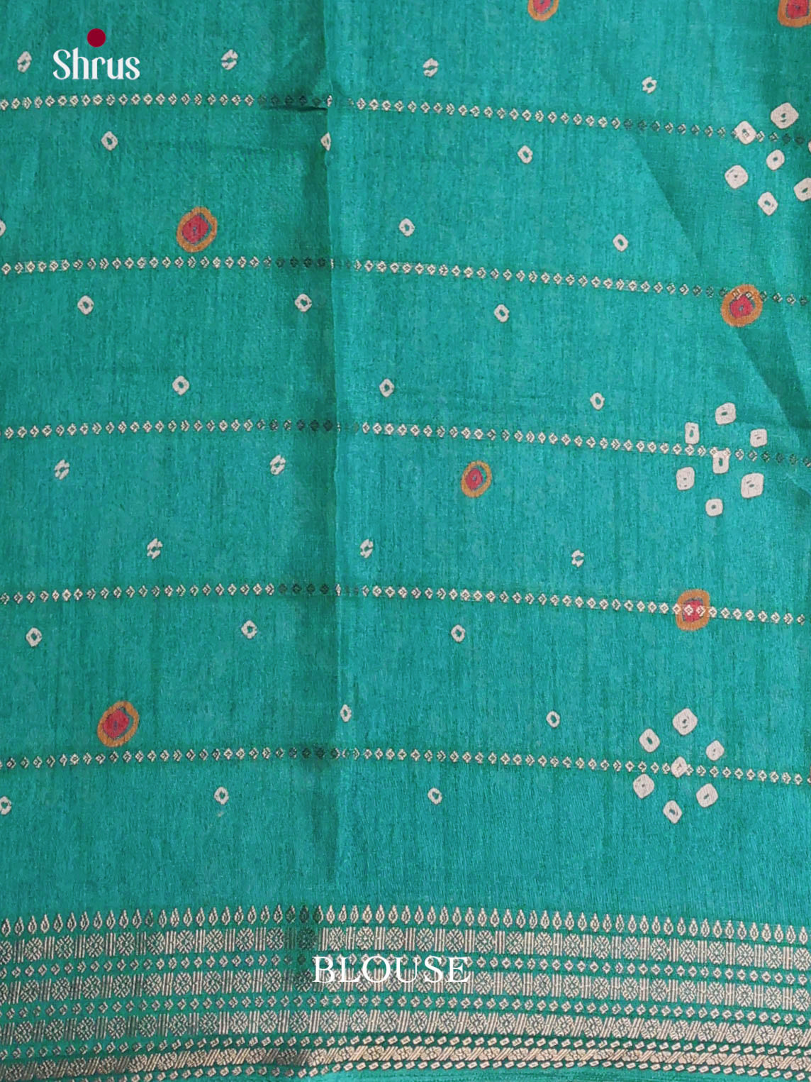 Green - Semi Crepe Saree - Shop on Shrus.com