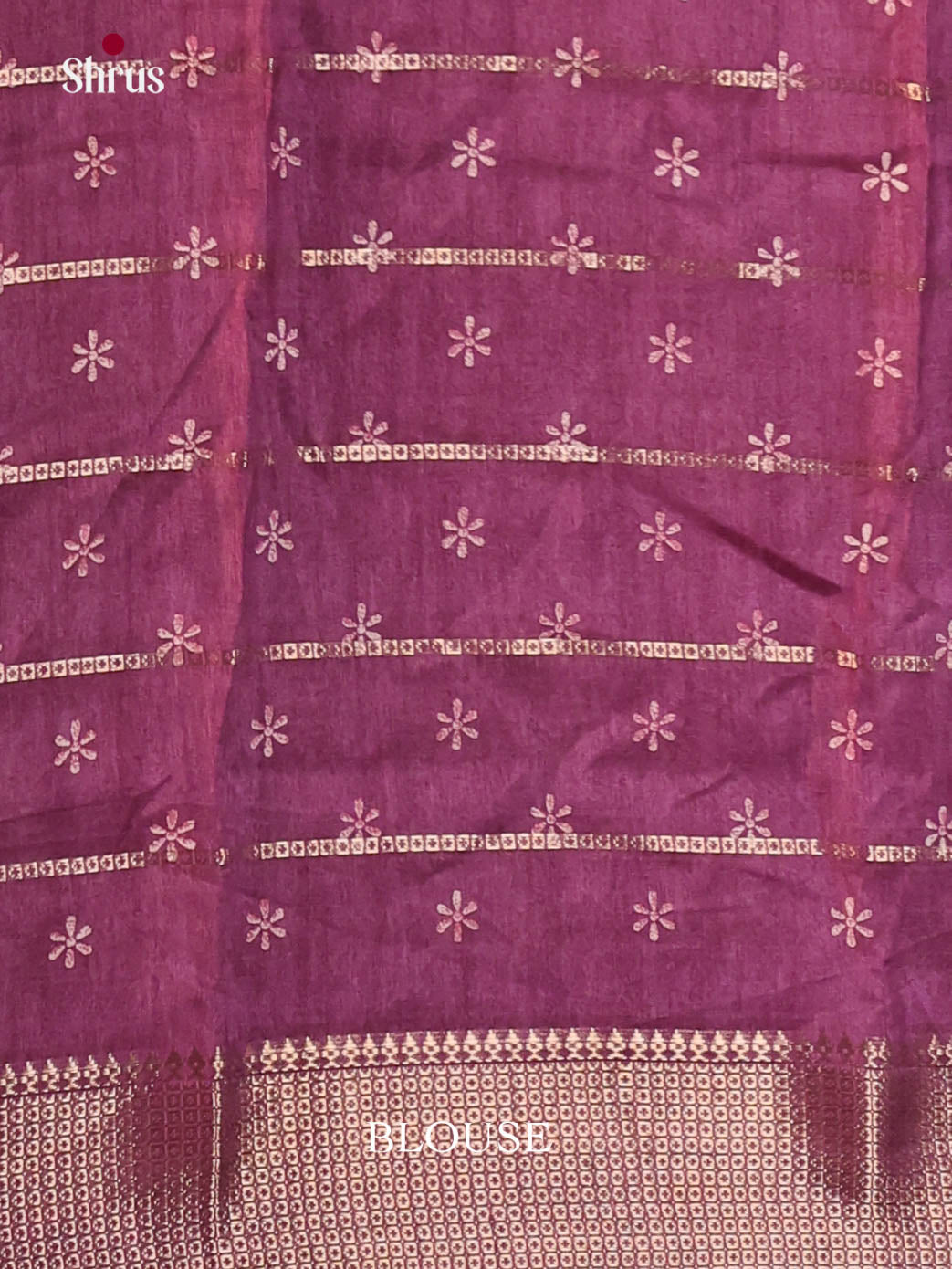 Purple - Semi Crepe Saree - Shop on Shrus.com