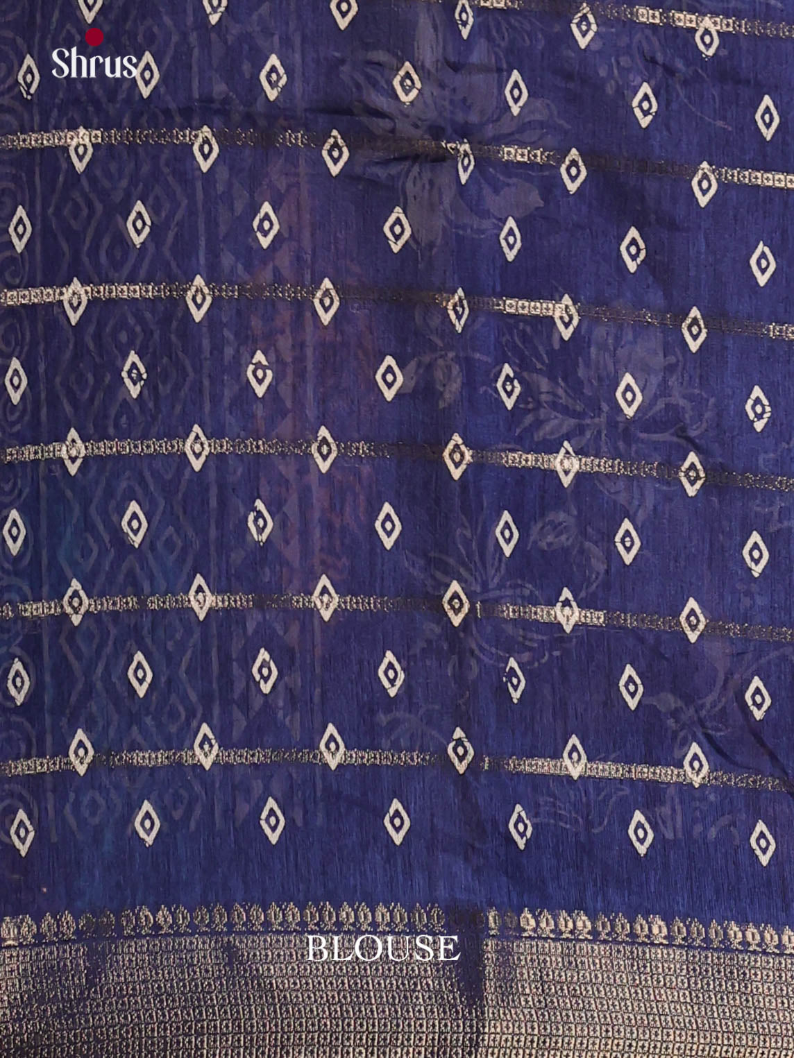 Blue- Semi Crepe Saree