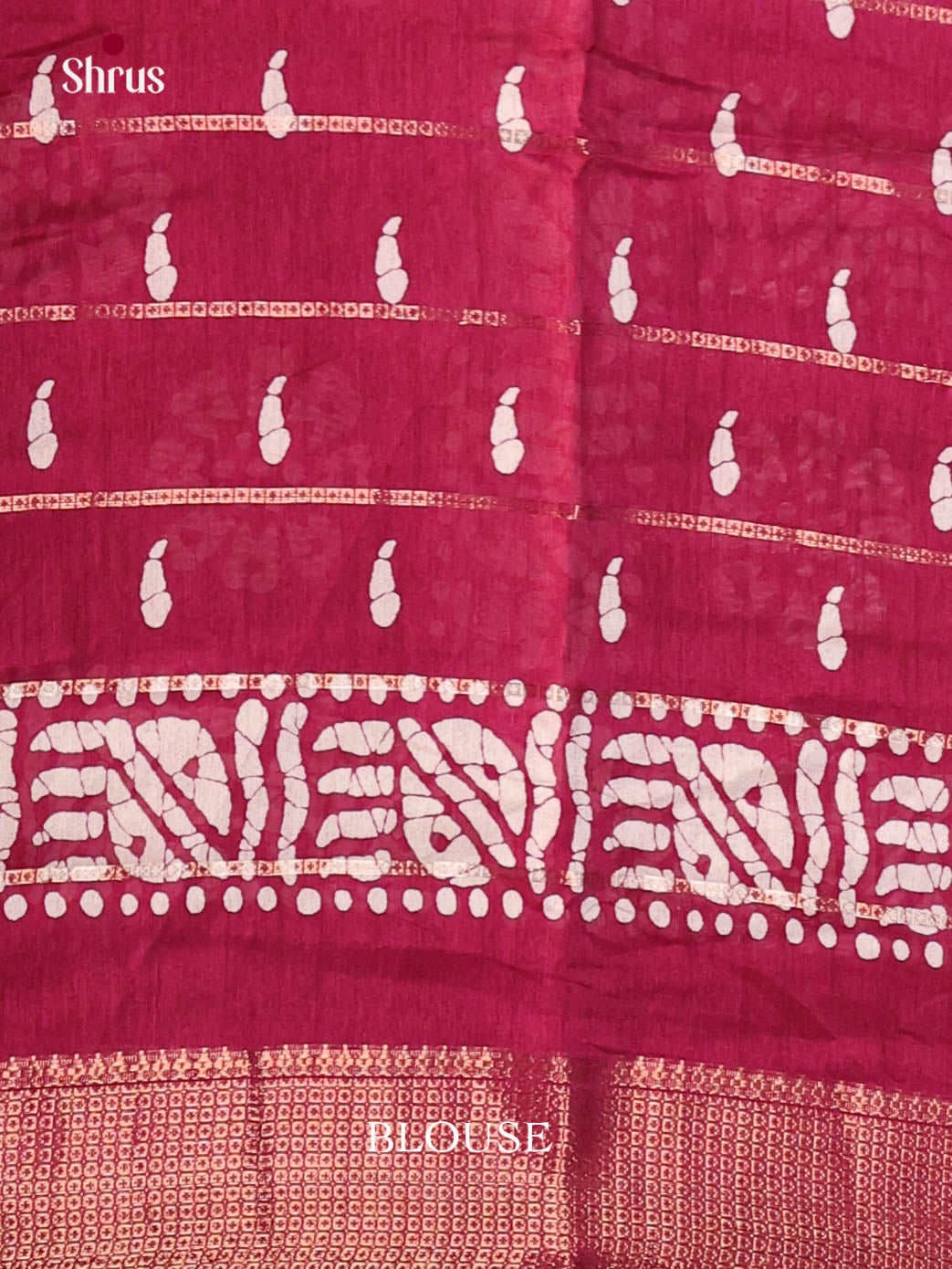 Maroon - Semi Crepe Saree - Shop on Shrus.com