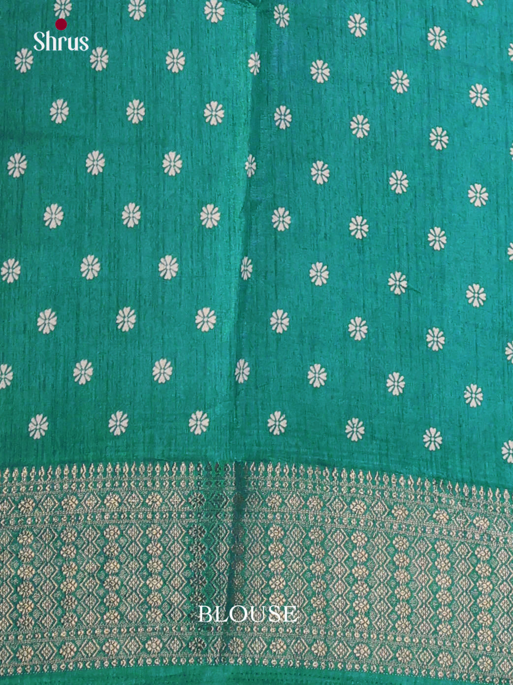 Green- Semi Crepe Saree - Shop on Shrus.com